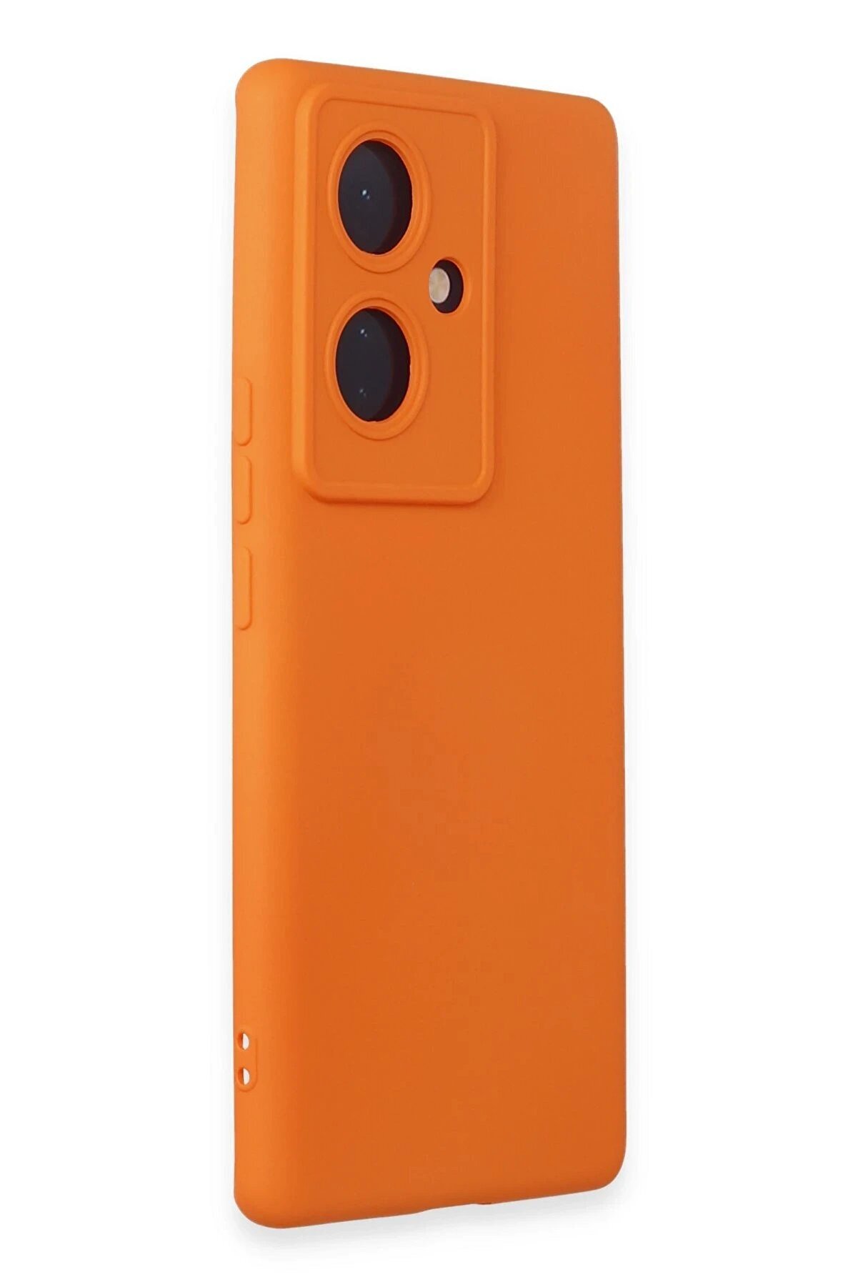Vi̇vo V29 Li̇te Kılıf Nano İçi̇ Kadi̇fe Si̇li̇kon - Turuncu - Dropx3939-5324