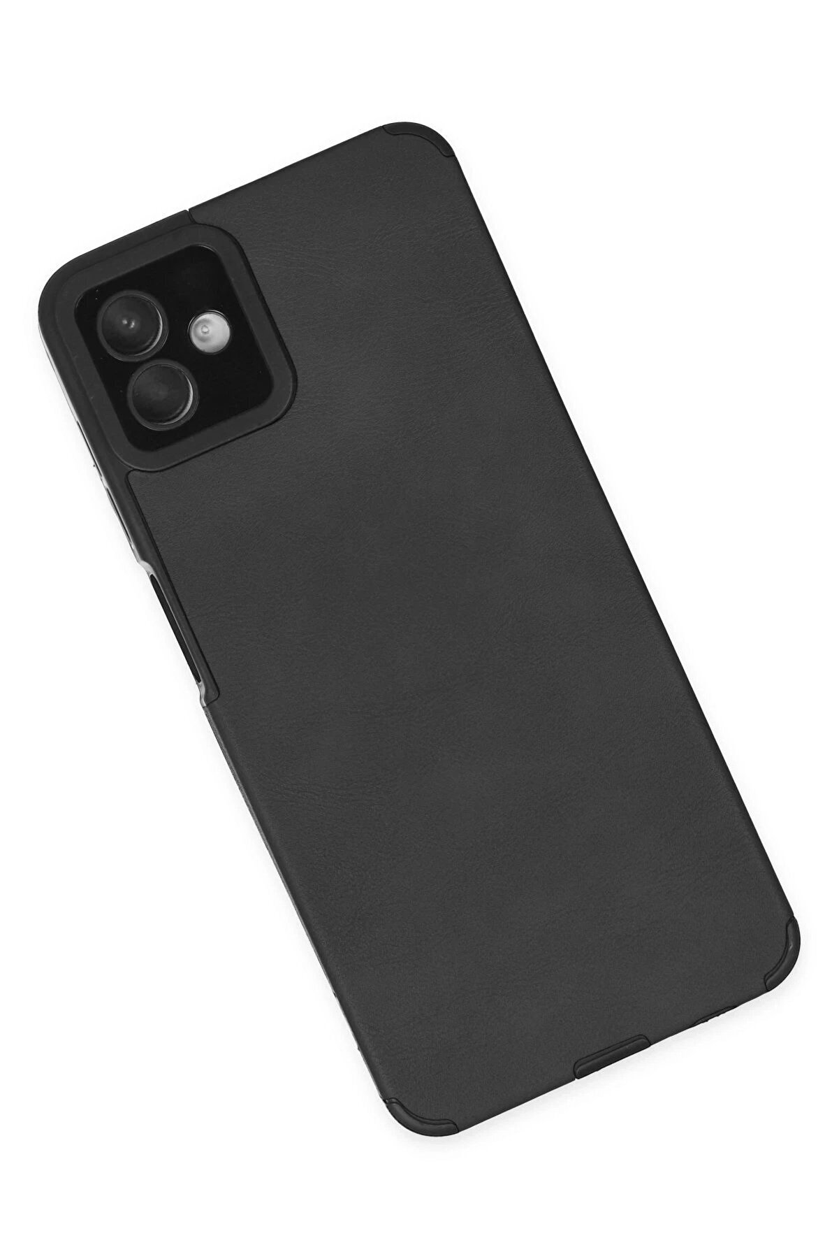 Samsung Galaxy A04 Kılıf Loop Deri̇ Si̇li̇kon - Si̇yah - Dropx8969-5971