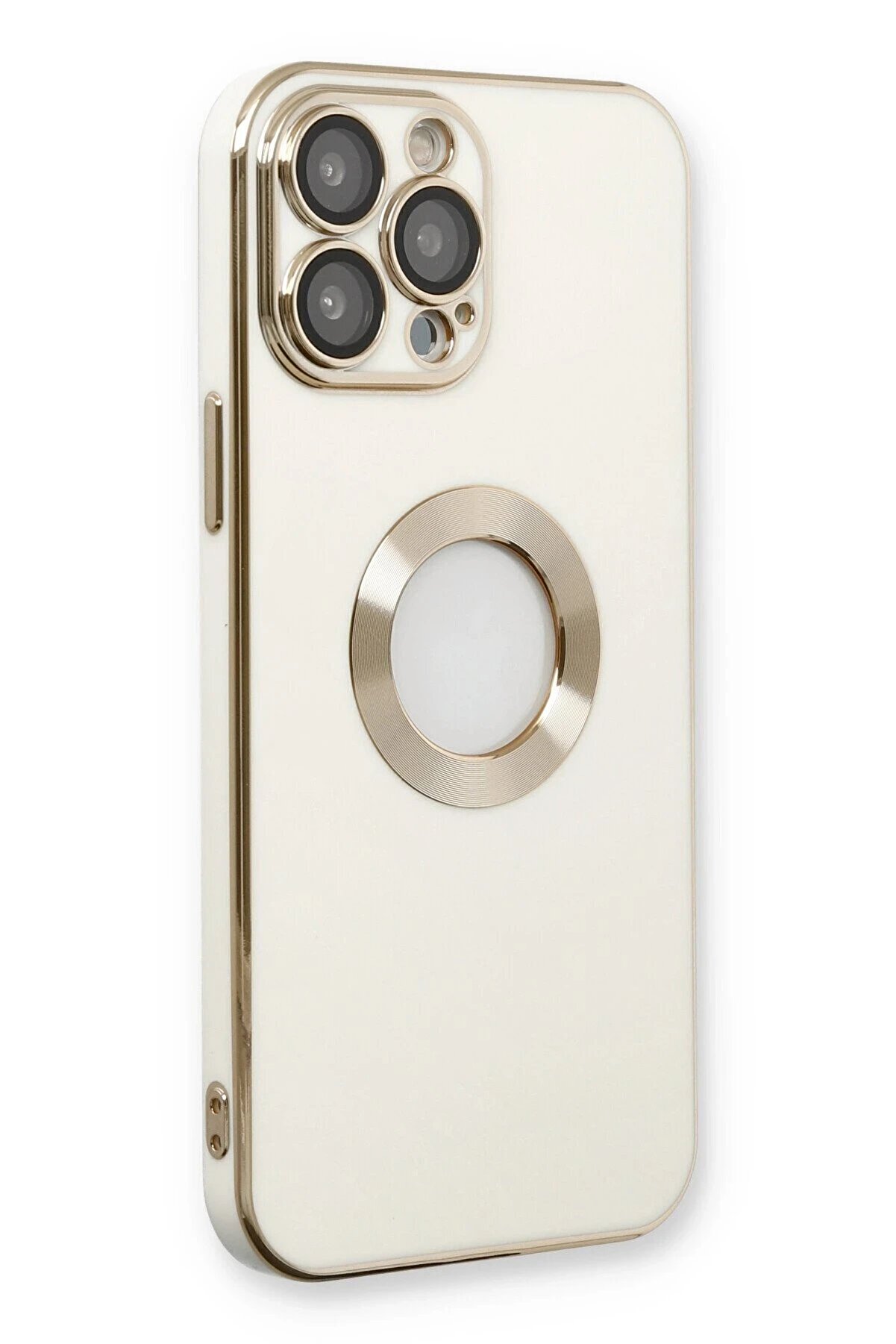 CepteToptan iPhone 13 Pro Kılıf Store Silikon - Beyaz - DROPX4681-6379