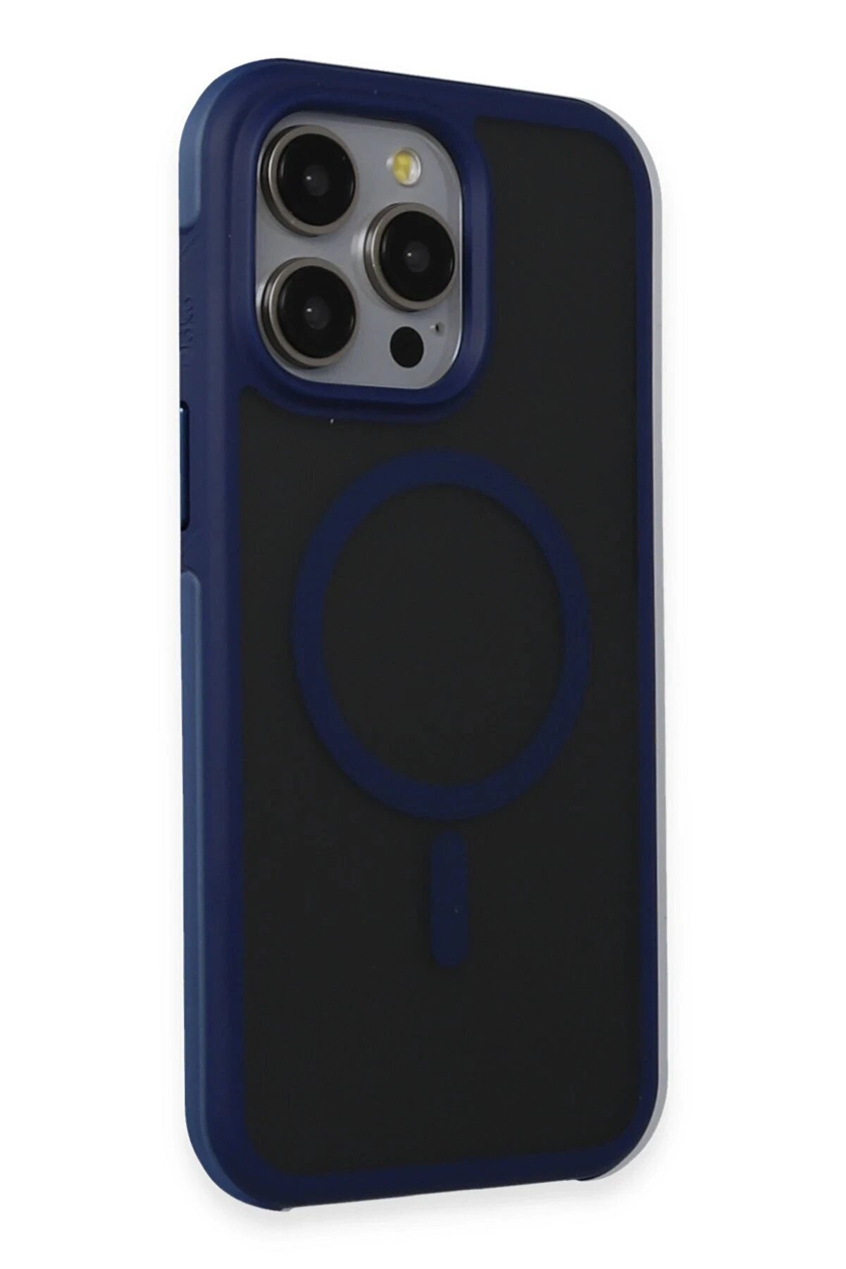 CepteToptan iPhone 15 Pro Toras Airbag Magsafe Kapak - Lacivert - DROPX7010-4256