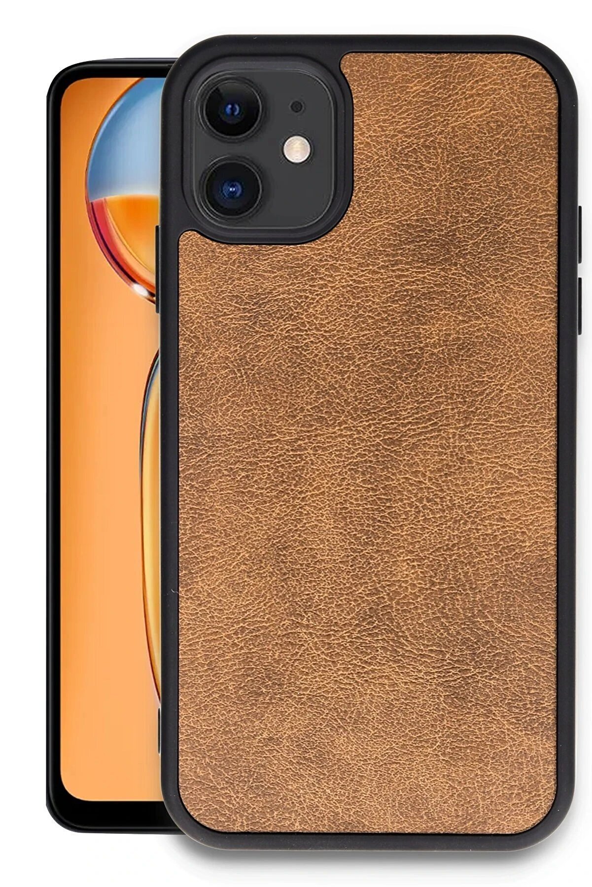 CepteToptan iPhone 11 Kılıf Aras Deri Kapak - Taba - DROPX7924-7185