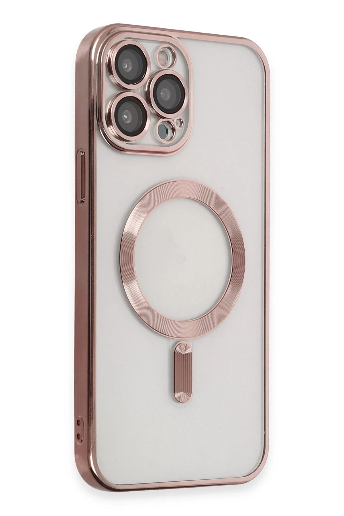 İphone 15 Pro Kılıf Kross Magneti̇csafe Kapak - Rose - Dropx9658-5348