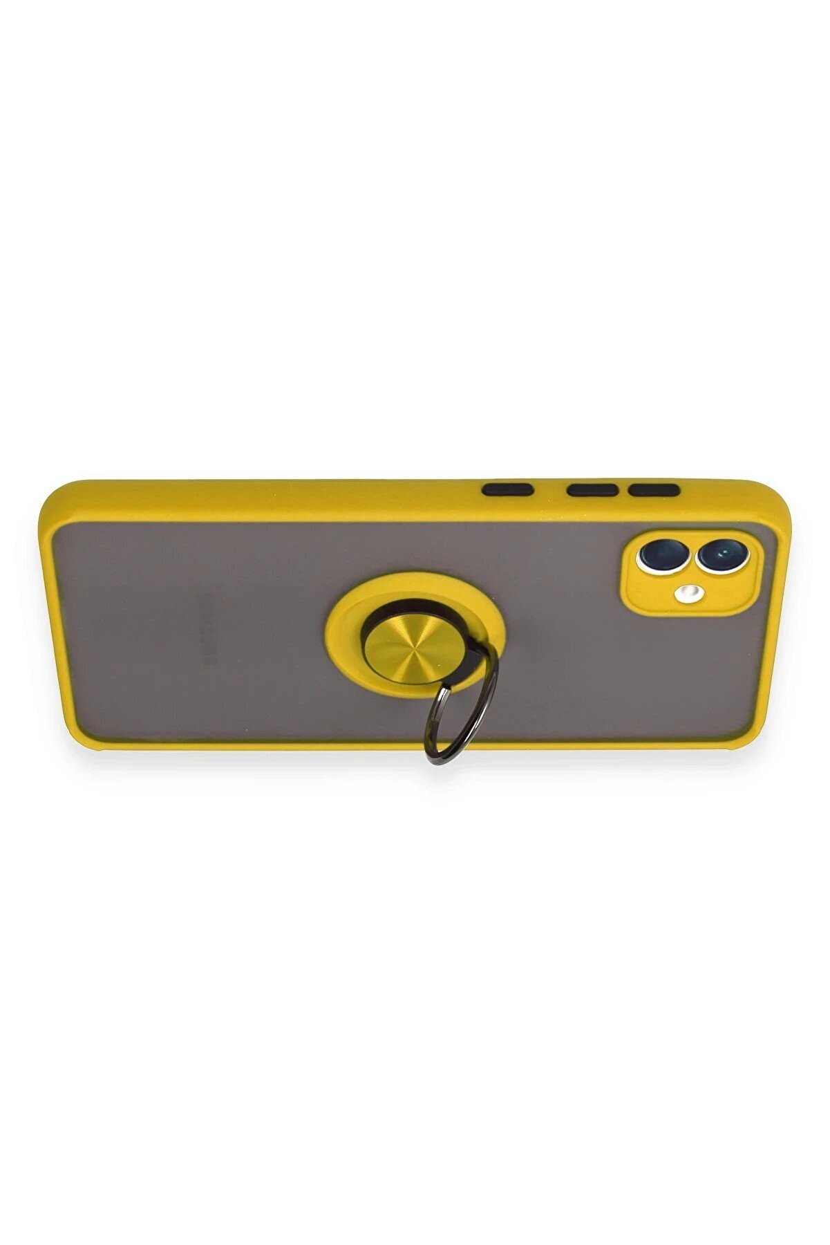 Samsung Galaxy A04 Kılıf Montreal Y&uuml;z&uuml;kl&uuml; Si̇li̇kon Kapak - Sarı - Dropx9620-6034