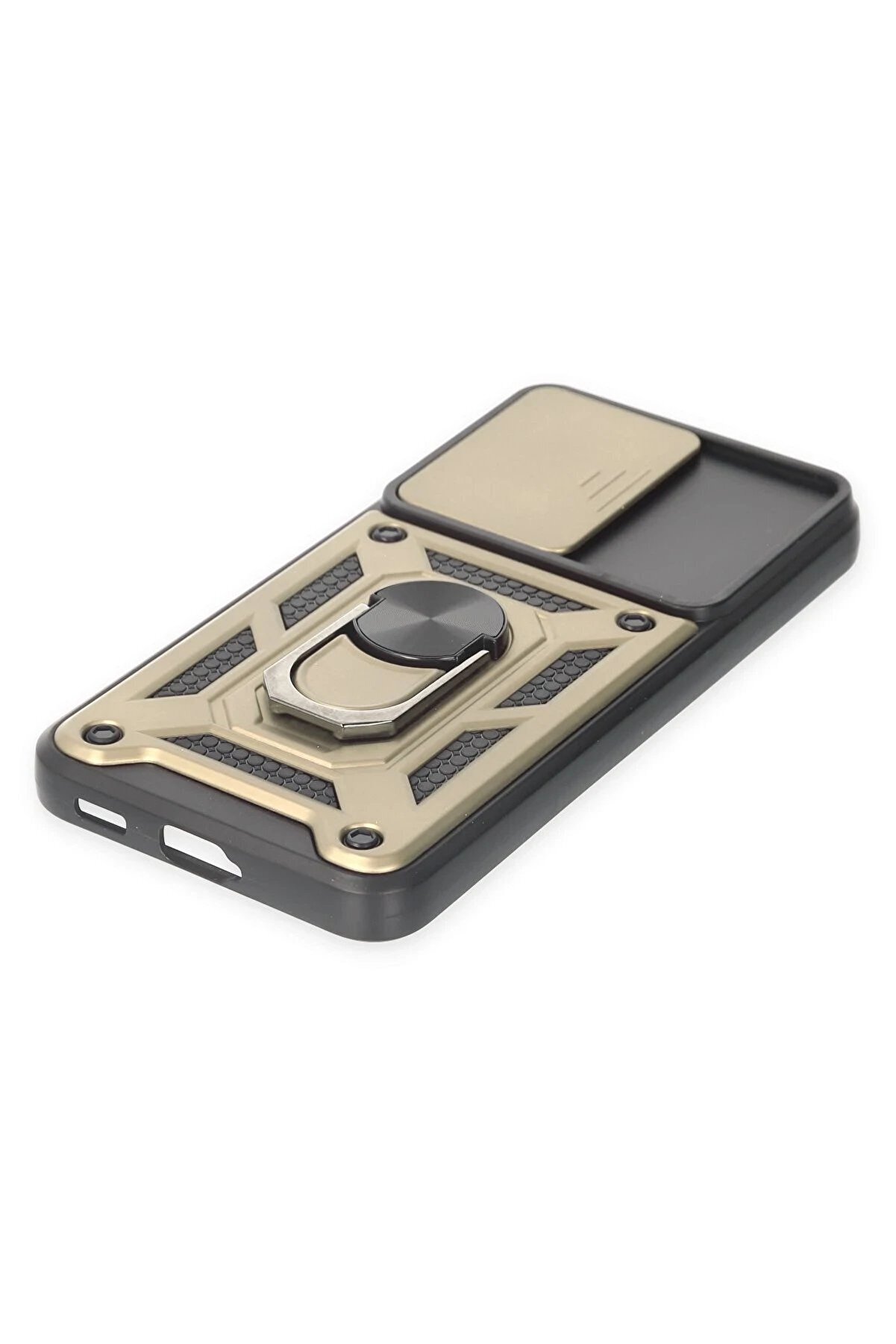 Samsung Galaxy S24 Kılıf Pars Lens Y&uuml;z&uuml;kl&uuml; Si̇li̇kon - Gold - Dropx2151-8738