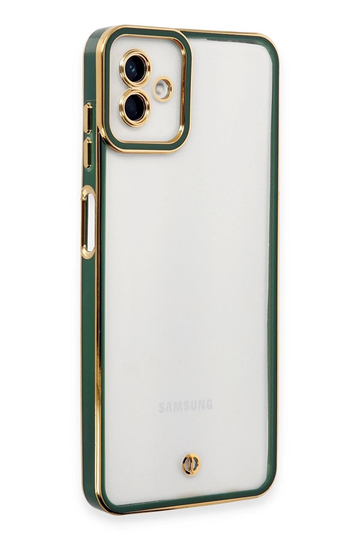 CepteToptan Samsung Galaxy A04 Kılıf Liva Lens Silikon - Yeşil - DROPX5346-5391