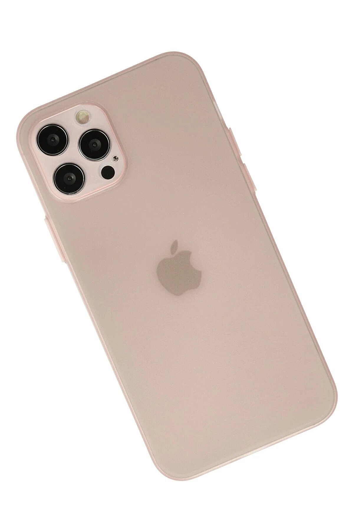 İphone 12 Pro Kılıf Si̇li̇kon - Pembe - Dropx2636-1371