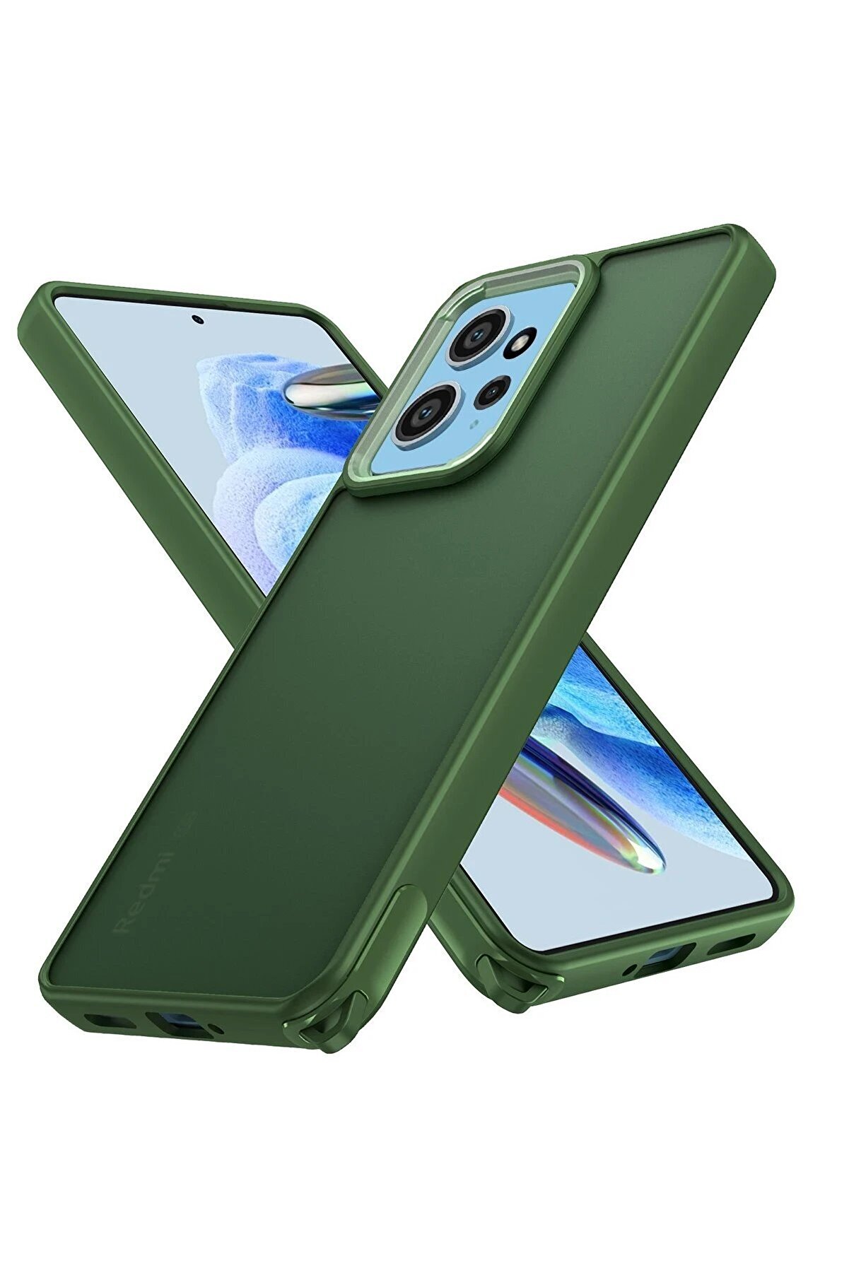 CepteToptan Xiaomi Redmi Note 12 4G Kılıf Elegant Kapak - Yeşil - DROPX7034-3075