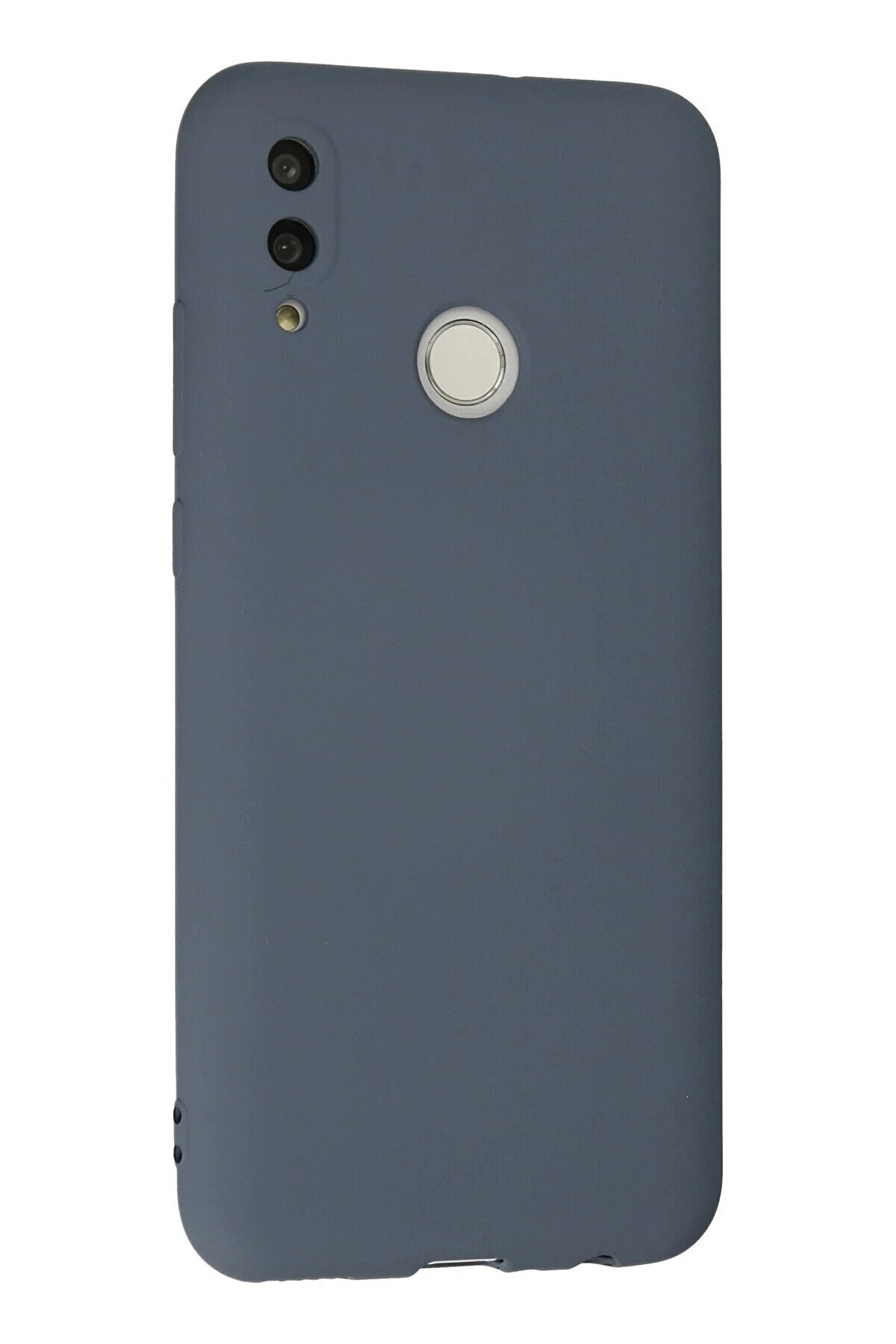 Huawei̇ P Smart 2019 Kılıf Nano İçi̇ Kadi̇fe Si̇li̇kon - Gri̇ - Dropx5801-7520