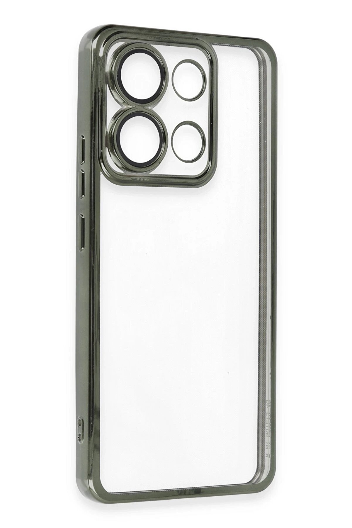 Xi̇aomi̇ Poco X6 Pro Kılıf Lensli̇ Si̇li̇kon - Yeşi̇l - Dropx9058-3309