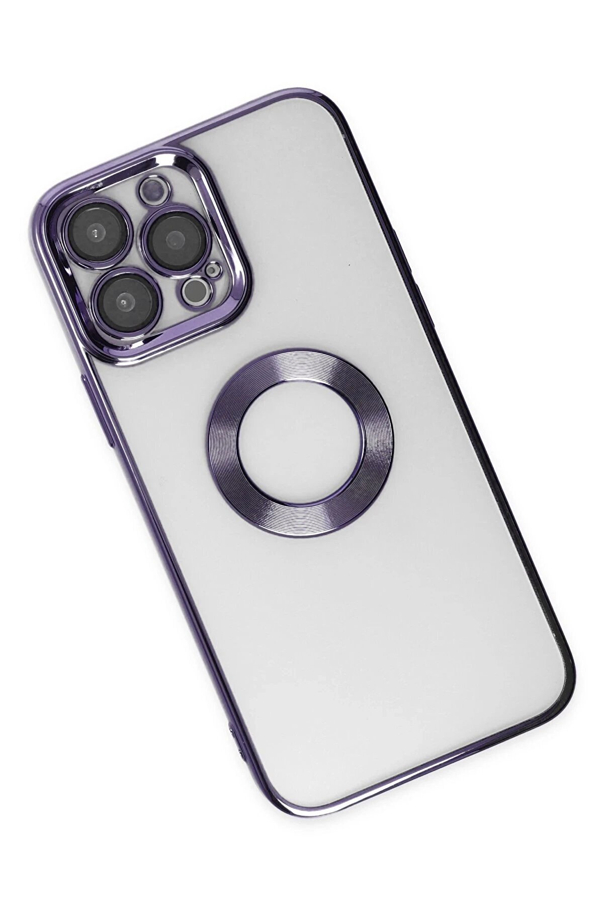 İphone 14 Pro Kılıf Slot Si̇li̇kon - Mor - Dropx8545-4770