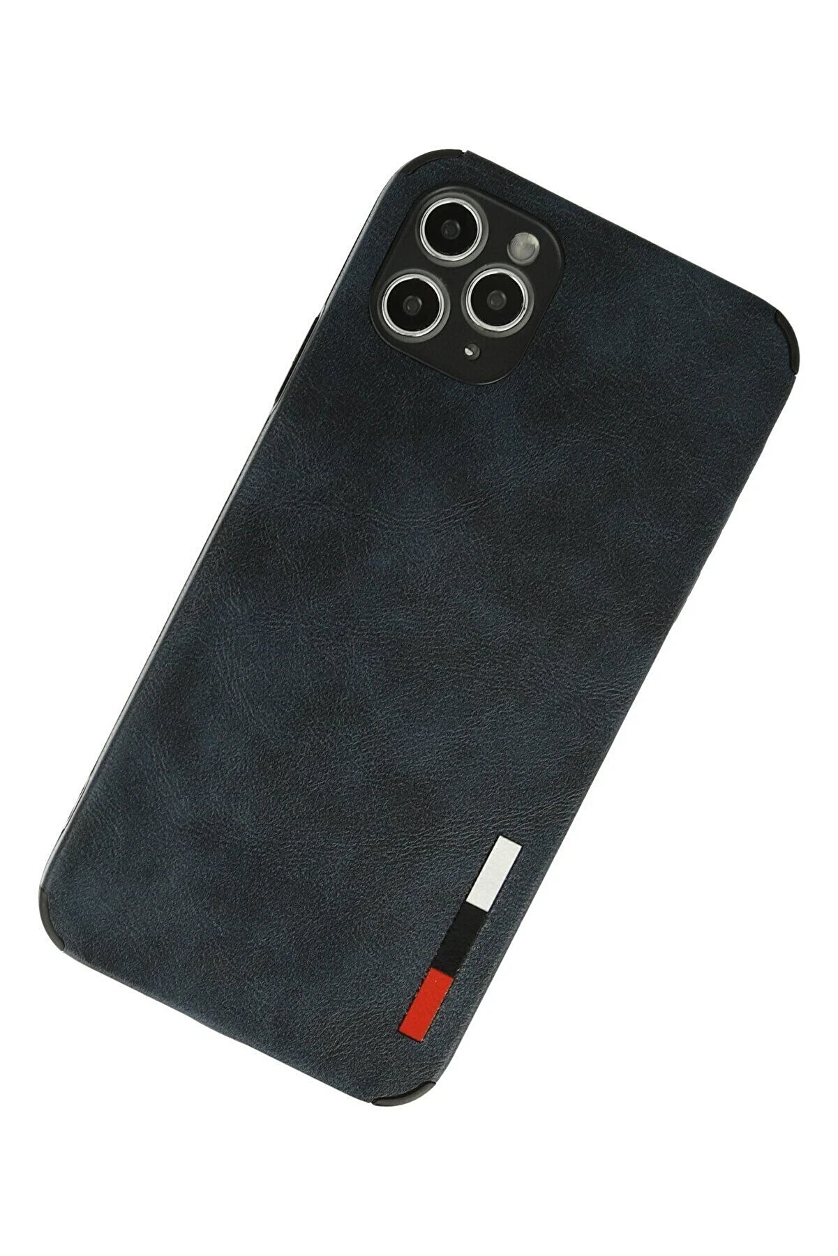 İphone 11 Pro Max Kılıf Loop Deri̇ Si̇li̇kon - Laci̇vert - Dropx9422-2494