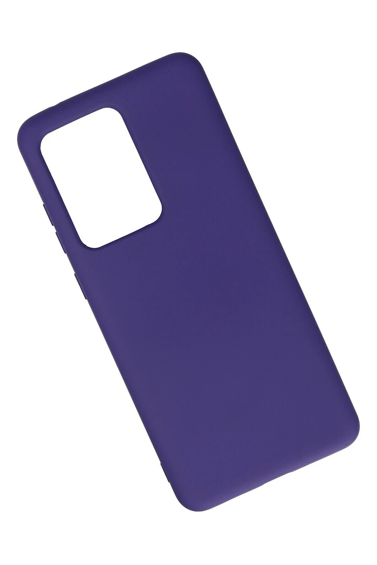 Samsung Galaxy S20 Ultra Kılıf Nano İ&ccedil;i̇ Kadi̇fe Si̇li̇kon - Mor - Dropx1627-1252