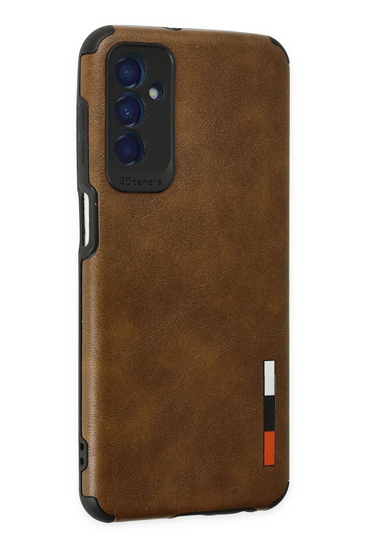 Samsung Galaxy M13 Kılıf Loop Deri̇ Si̇li̇kon - Kahverengi̇ - Dropx5869-6703