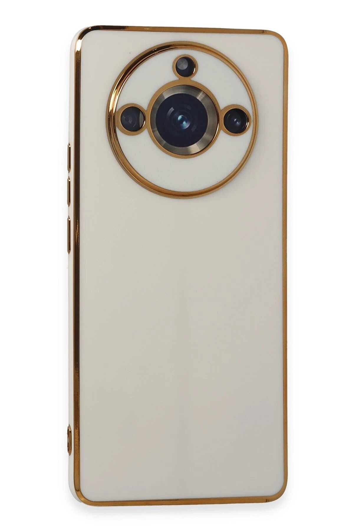 CepteToptan Realme 11 Pro Kılıf Volet Silikon - Beyaz - DROPX2156-9535