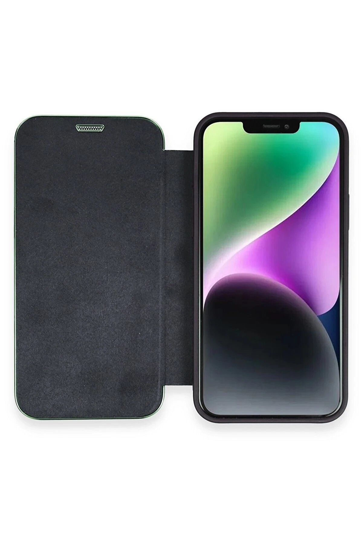 CepteToptan iPhone 12 Kılıf Dolpin Kapaklı - Lacivert - DROPX9468-4525