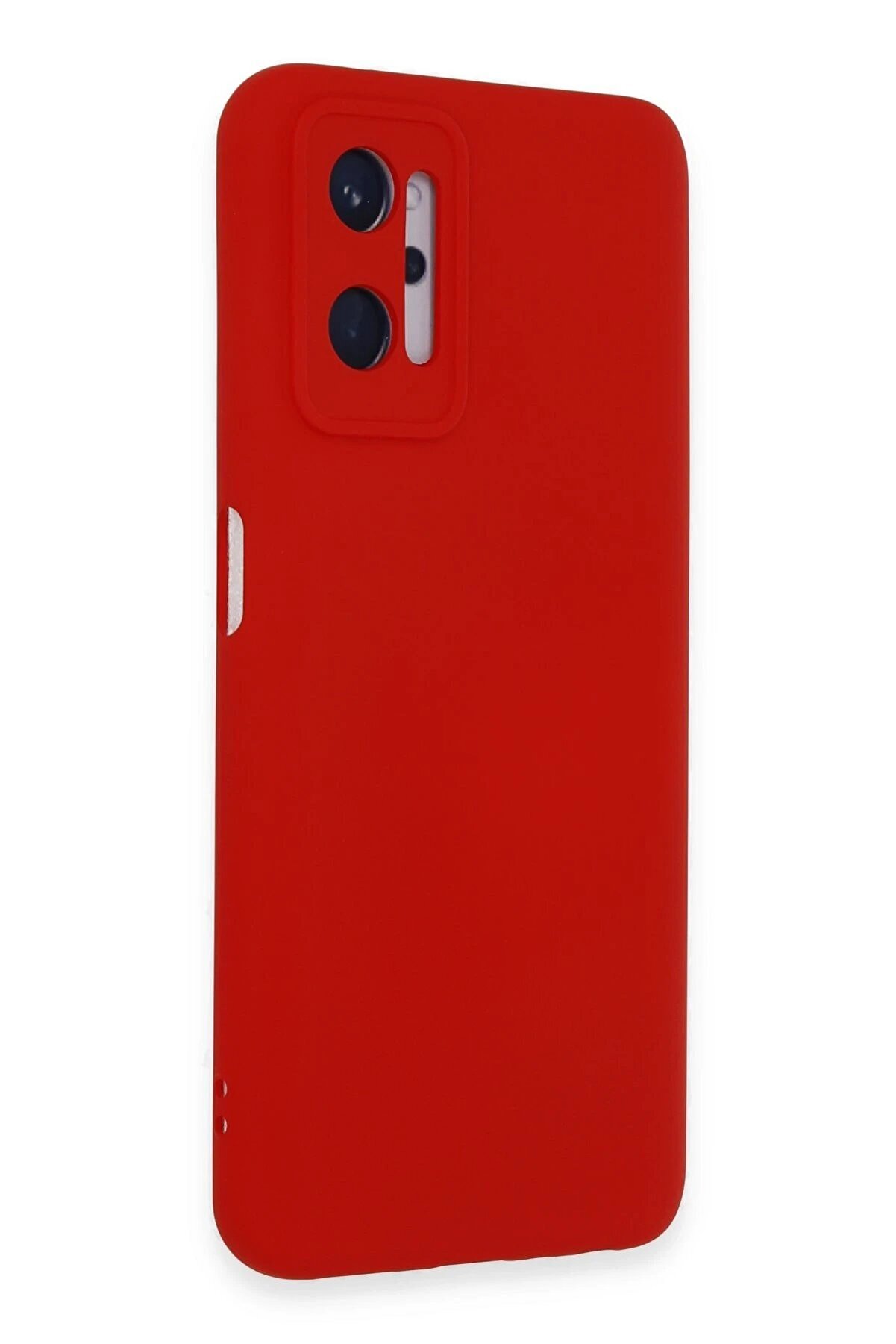 Realme 9İ 4G Kılıf Nano İ&ccedil;i̇ Kadi̇fe Si̇li̇kon - Kırmızı - Dropx2773-7987