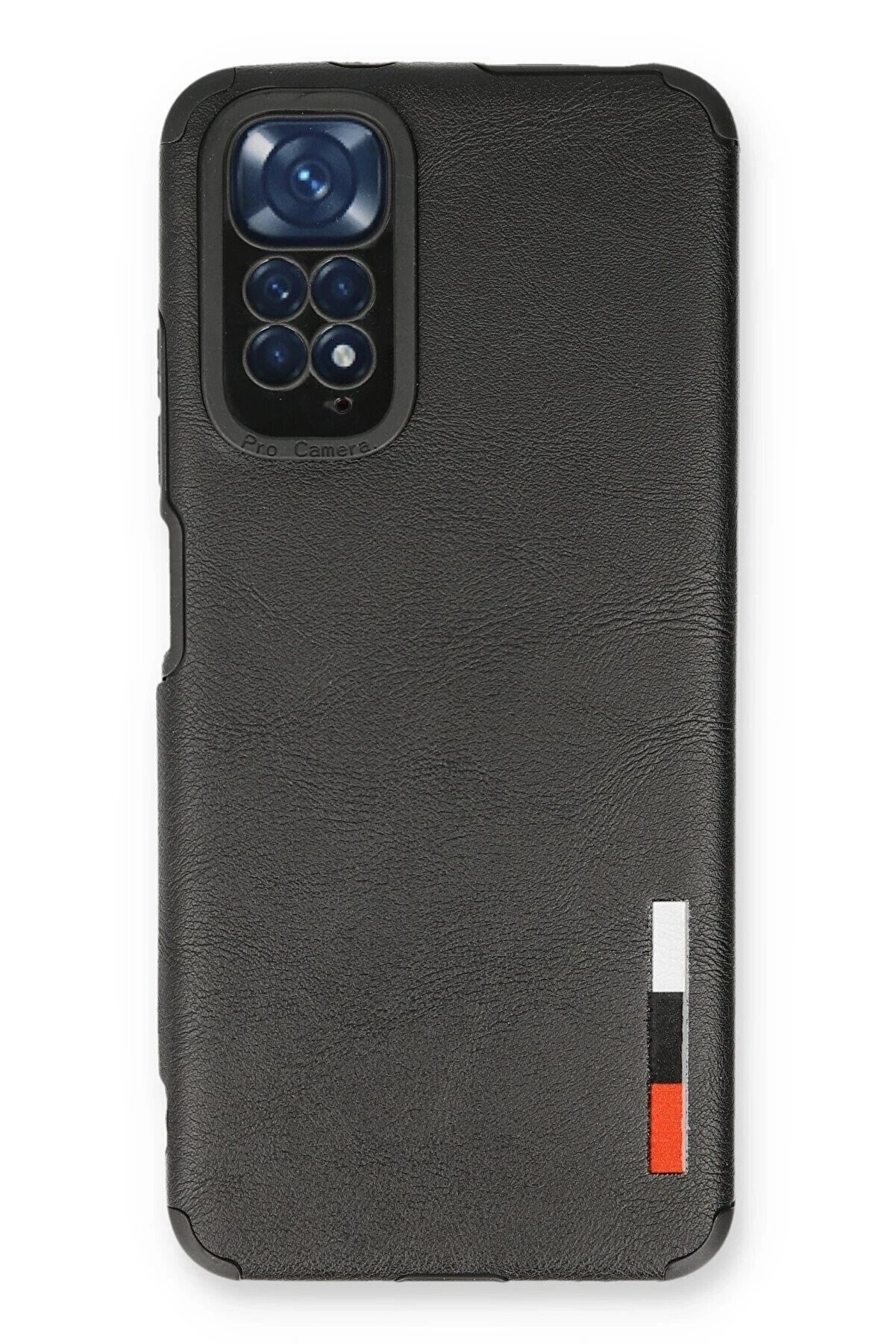 CepteToptan Xiaomi Redmi Note 11 Kılıf Loop Deri Silikon - Siyah - DROPX5985-2165