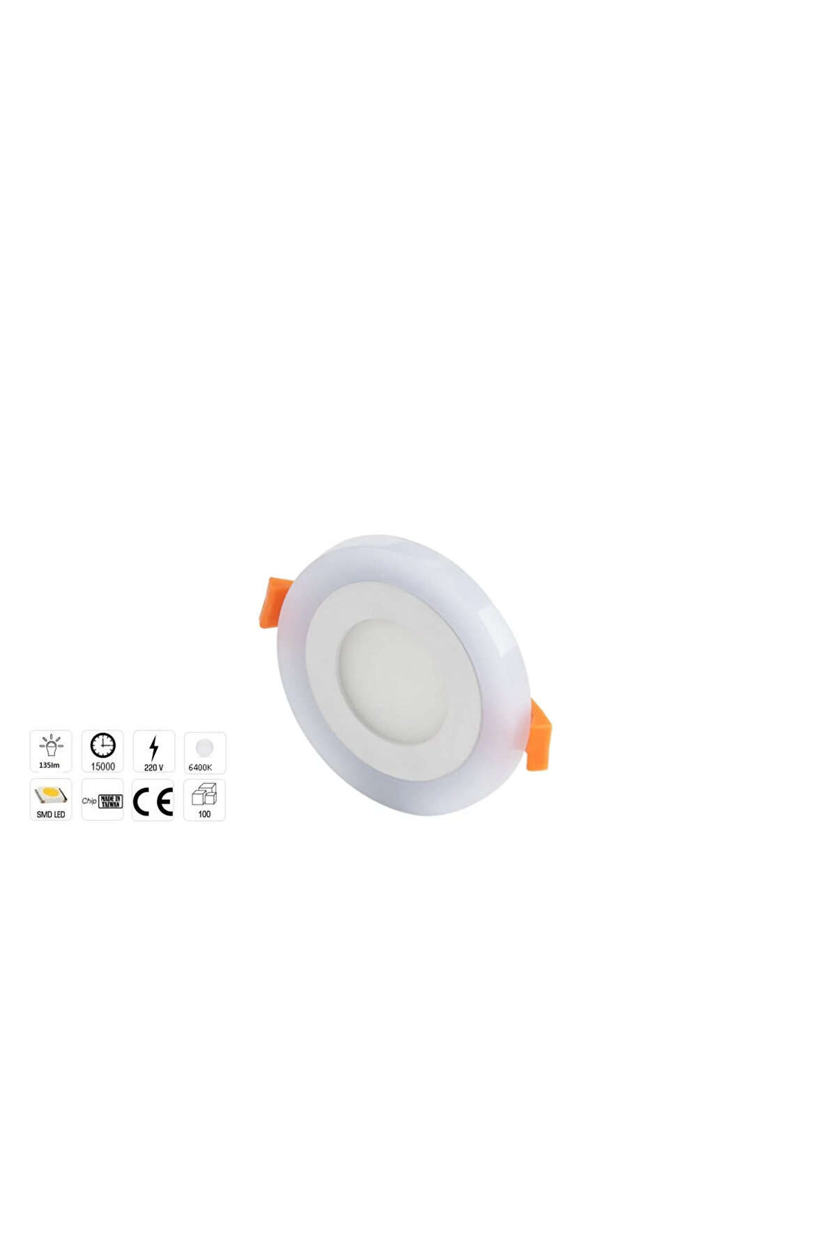 Cata Ct 5150 7W 6400K Beyaz-Mavi̇ Işık Okyanus Led Spot Armatür