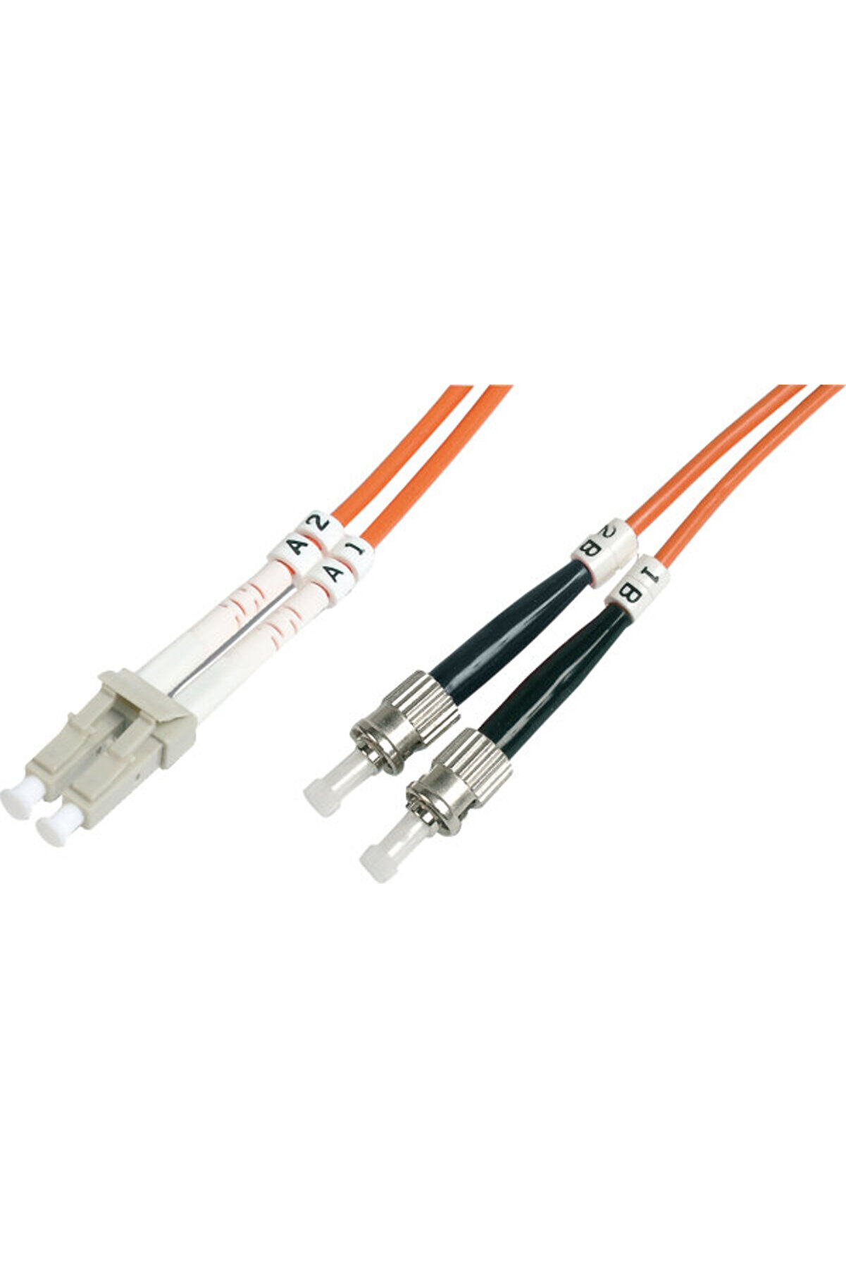 evimdeyokyok Beek ST-ST Fiber Optik Patch Kablo, Multimode OM 2 50/125 Duplex, 3.0mm, LSZH, 1 metre TdrTR