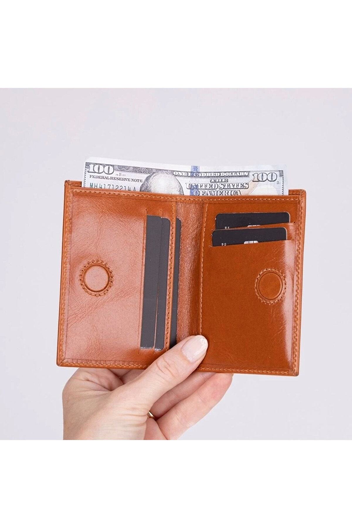 Ni̇gra Haki̇ki̇ Deri̇, El Yapımı Cüzdan, Gölgeli̇ Taba