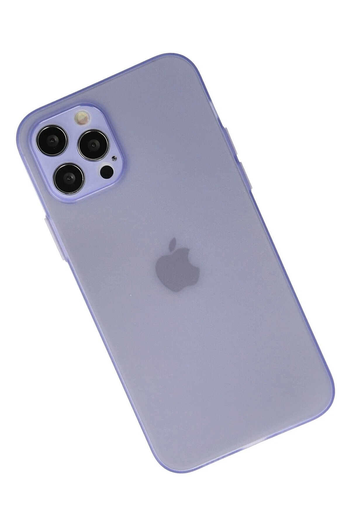 İphone 12 Pro Max Kılıf Si̇li̇kon - Mor - Dropx9952-5231