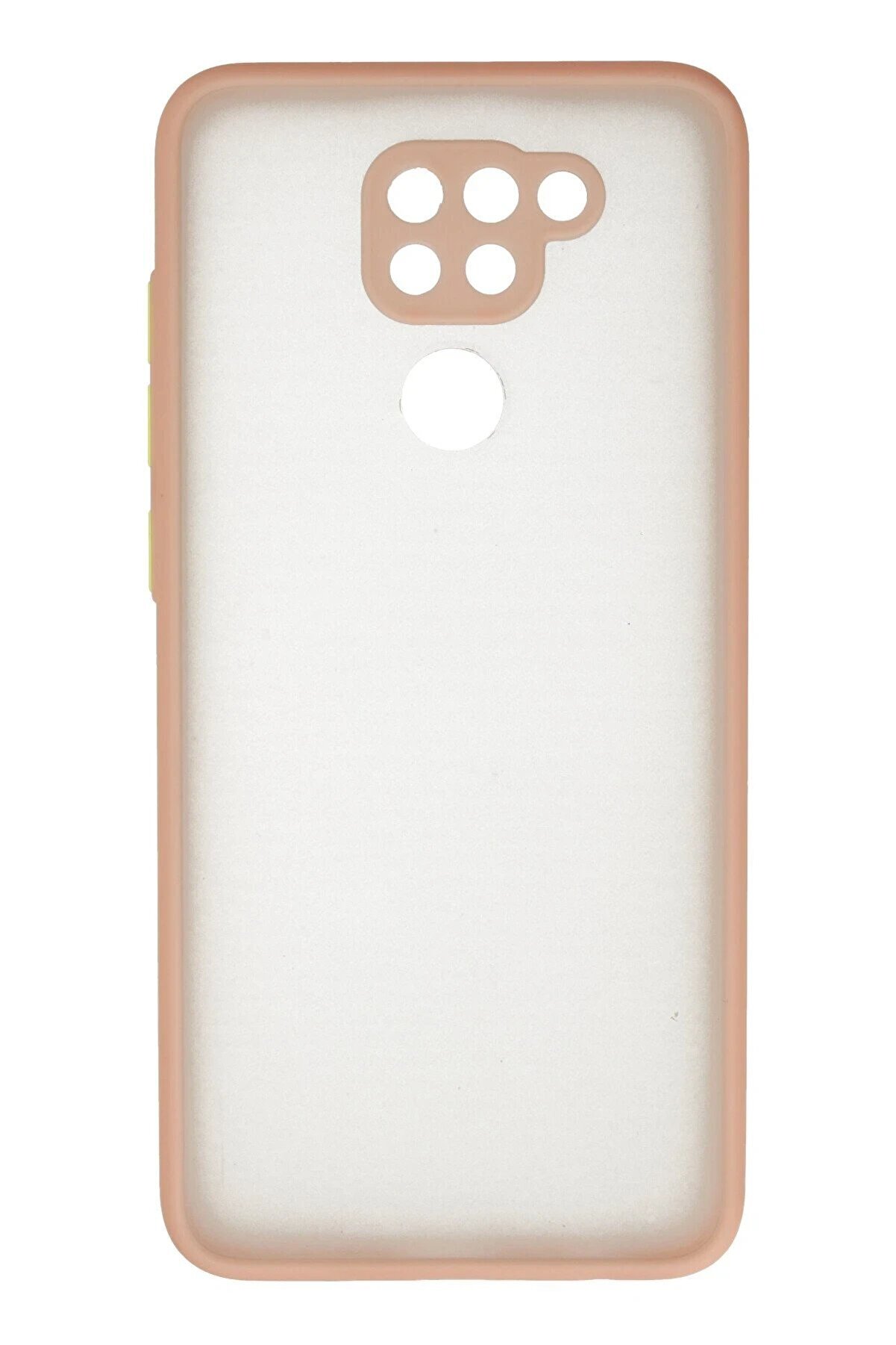 CepteToptan Xiaomi Redmi Note 9 Kılıf Montreal Silikon Kapak - Pembe - DROPX1242-1140