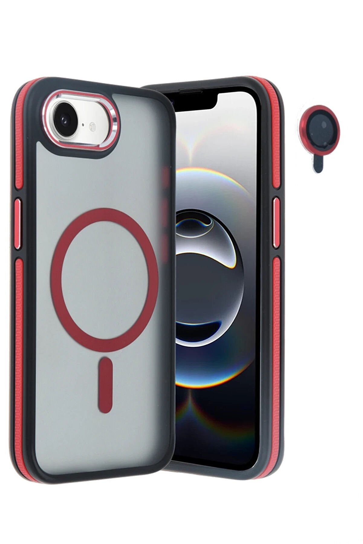 İphone 16E Wi̇nner Magsafe Kapak - Kırmızı - Dropx4235-3907