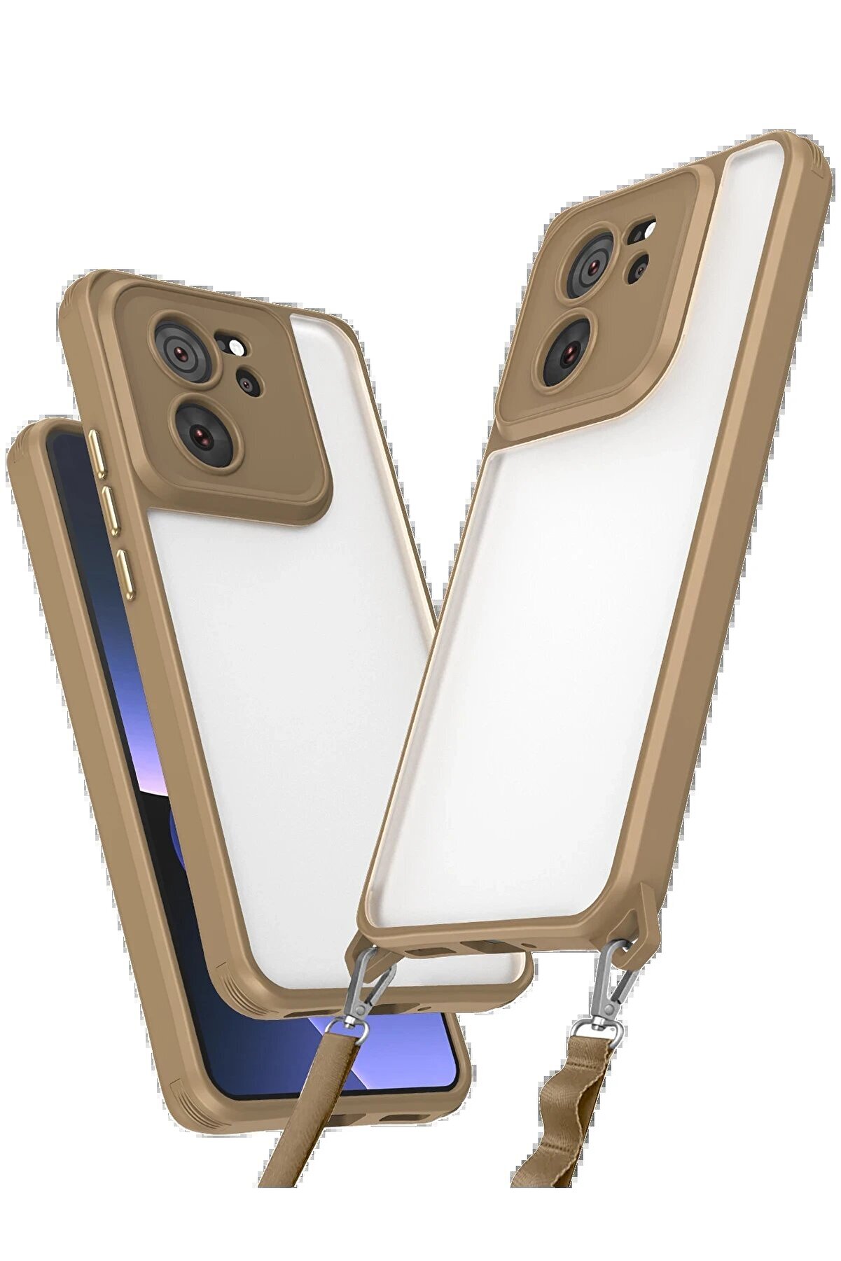 CepteToptan Xiaomi Mi 13T Pro Kılıf Penta Silikon Kılıf - Çöl Titanyum - DROPX7093-3217