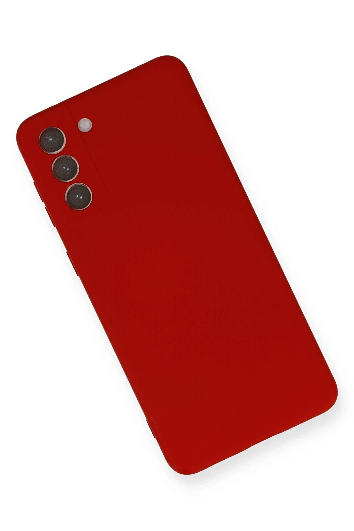 Samsung Galaxy S21 Plus Kılıf Nano İçi̇ Kadi̇fe Si̇li̇kon - Kırmızı - Dropx8829-4788