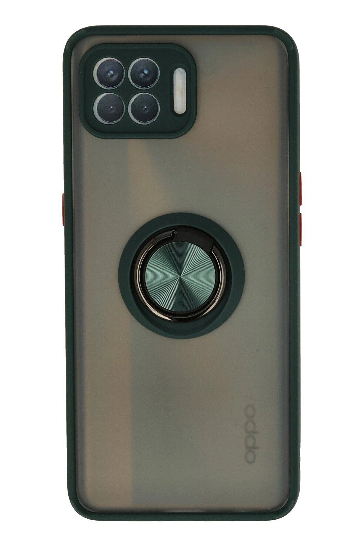 CepteToptan Oppo Reno 4 Lite Kılıf Montreal Y&uuml;z&uuml;kl&uuml; Silikon Kapak - Yeşil - DROPX8090-7216