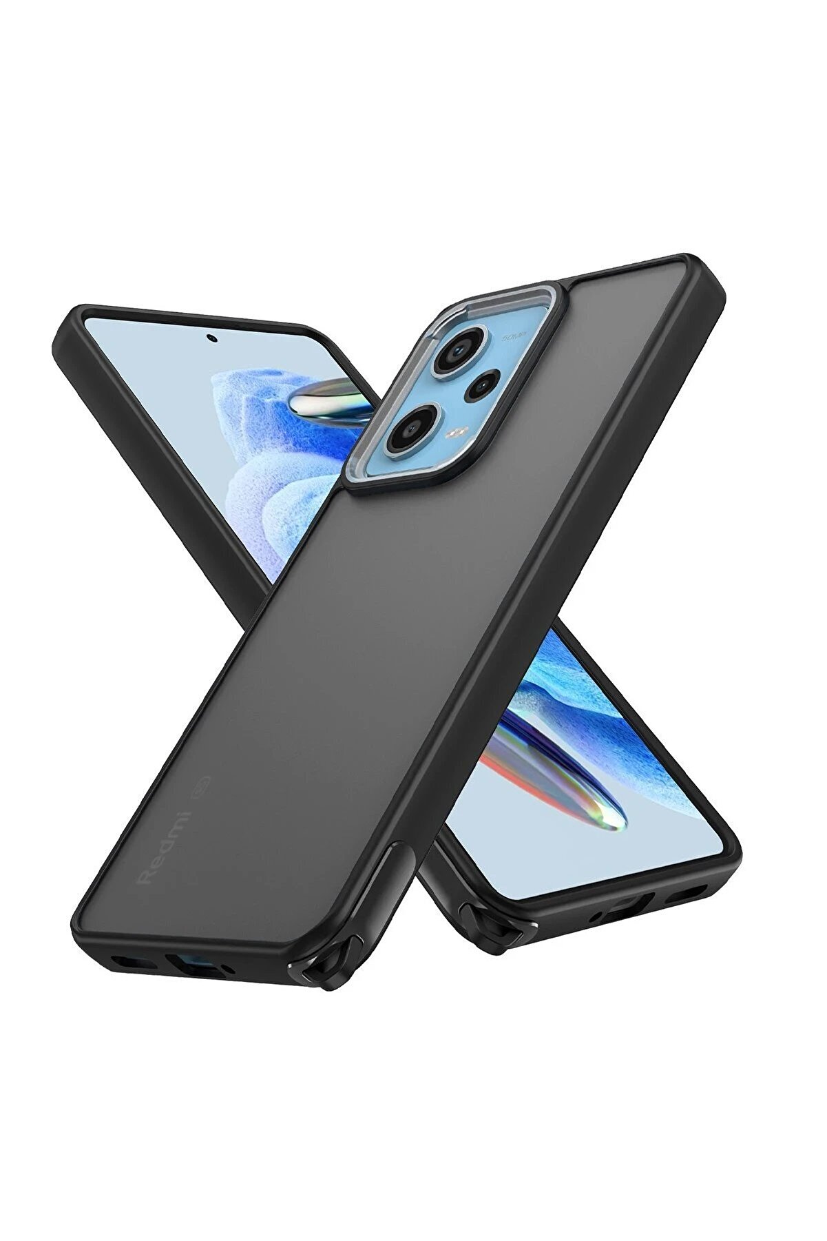 CepteToptan Xiaomi Redmi Note 12 Pro 5G Kılıf Elegant Kapak - Siyah - DROPX7830-6984