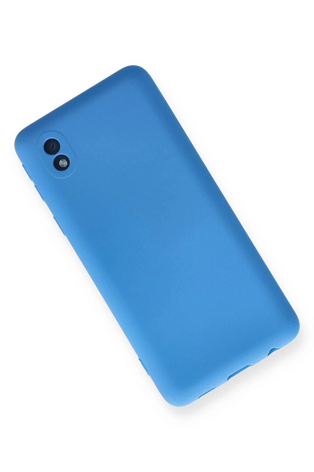 Samsung Galaxy A01 Core Kılıf Nano İçi̇ Kadi̇fe Si̇li̇kon - Mavi̇ - Dropx7898-2632