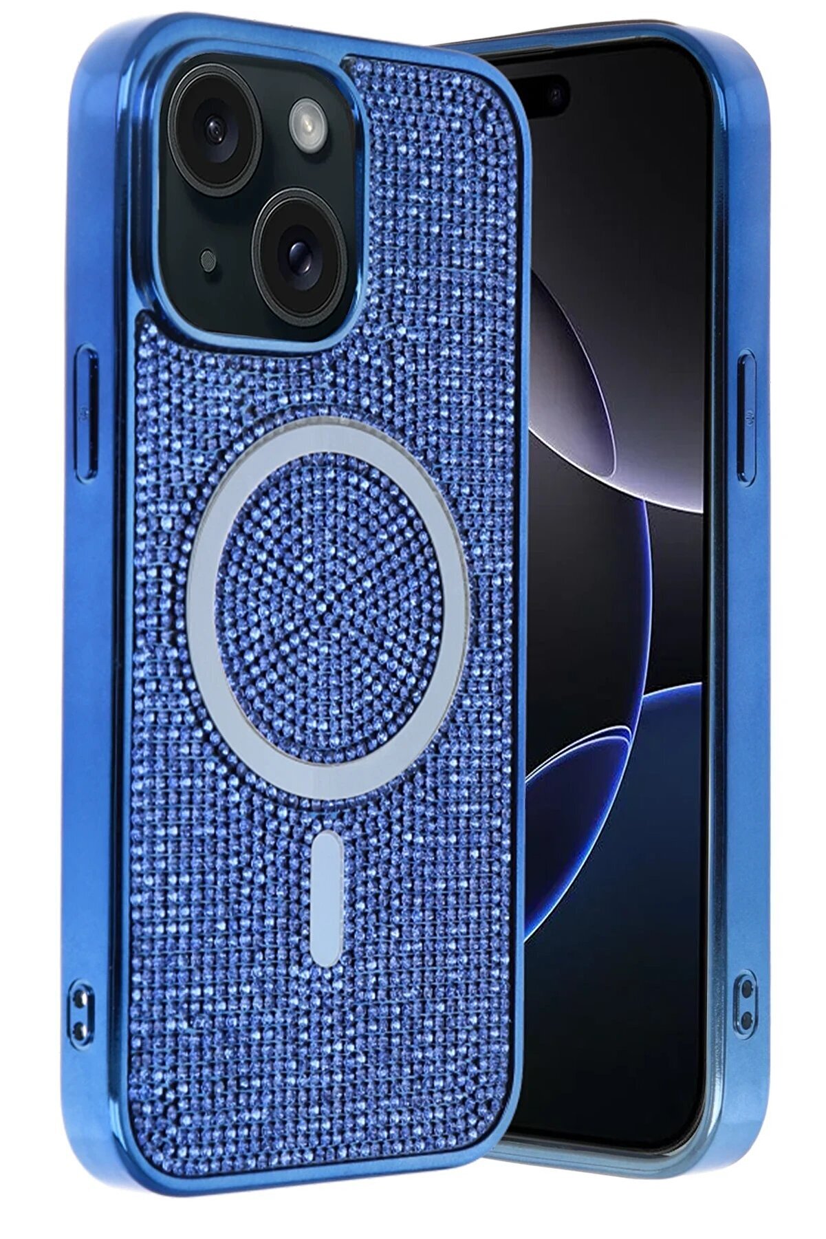 Apple İphone 15 Helen Magsafe Kapak - Laci̇vert - Dropx9426-8221