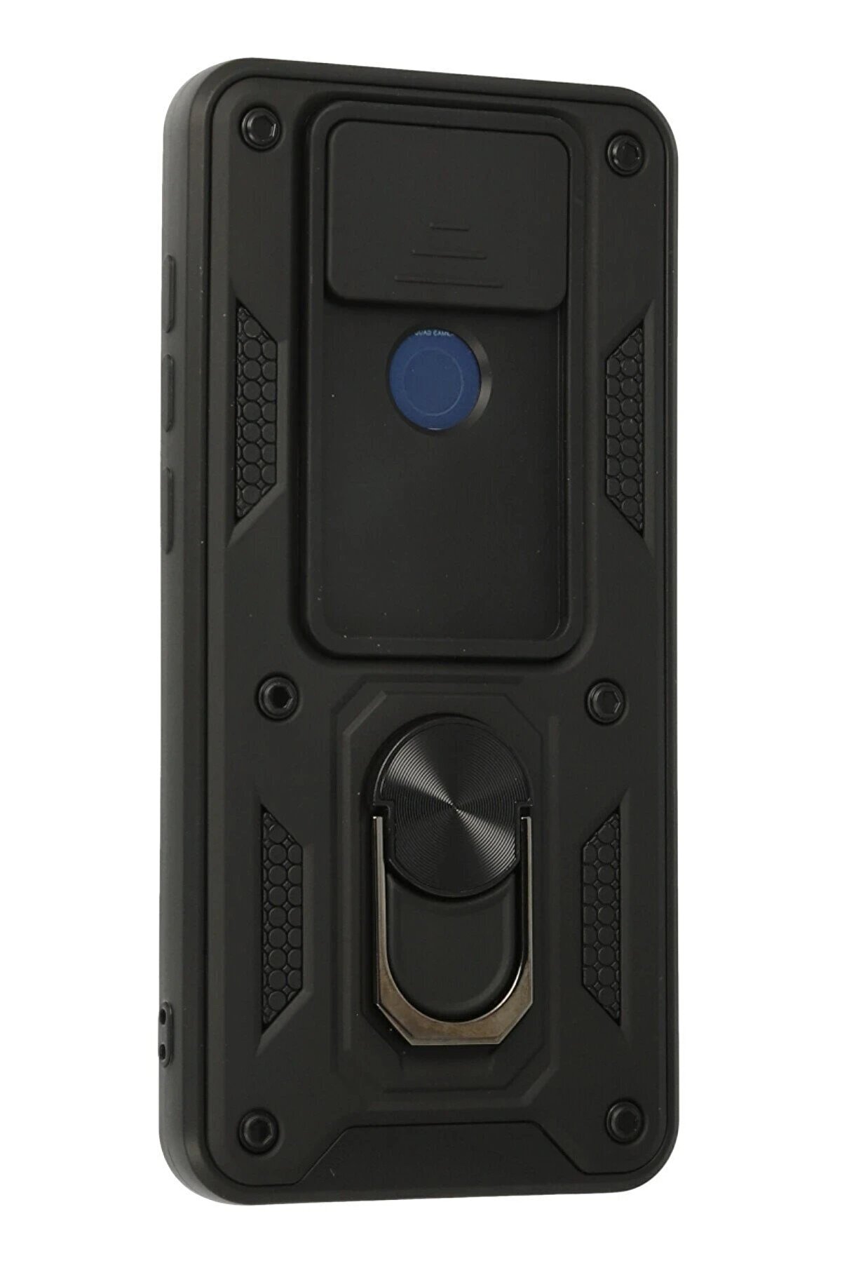 Xi̇aomi̇ Redmi̇ Note 9 Kılıf Pars Lens Yüzüklü Si̇li̇kon - Si̇yah - Dropx4228-2329