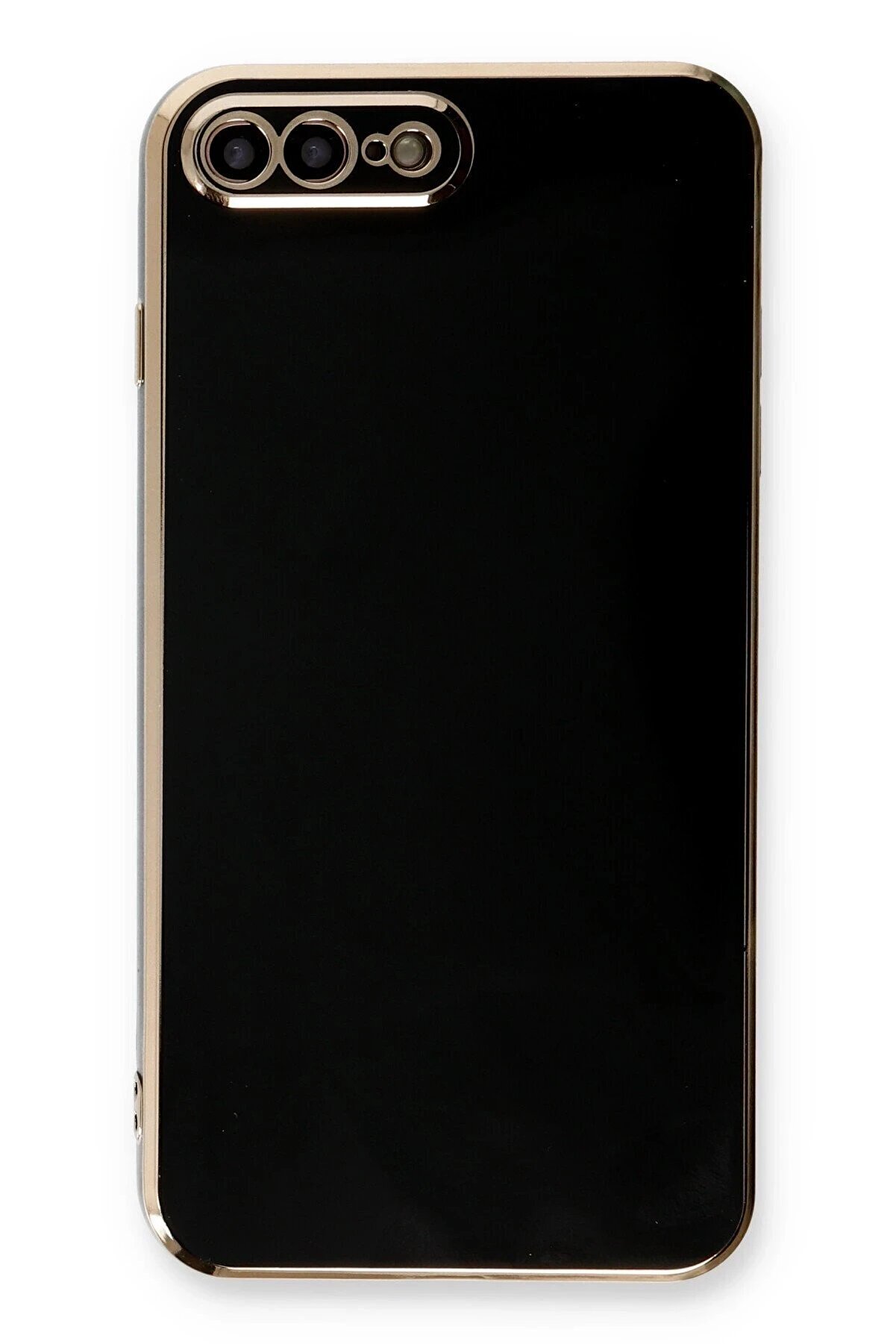 İphone 7 Plus Kılıf Volet Si̇li̇kon - Si̇yah - Dropx3414-7736