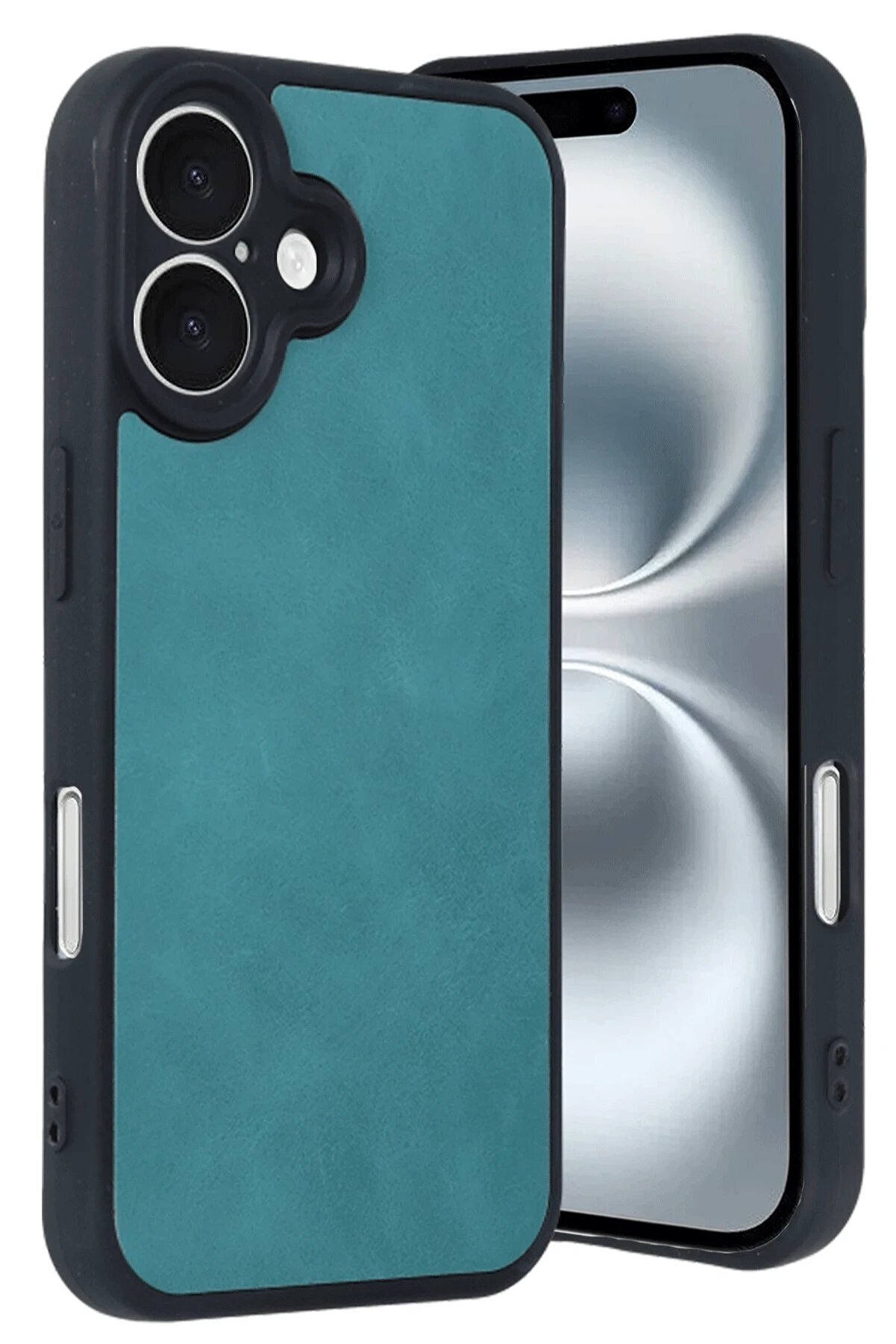 CepteToptan iPhone 16 Kılıf Aras Deri Kapak - A&ccedil;ık Yeşil - DROPX3005-4082