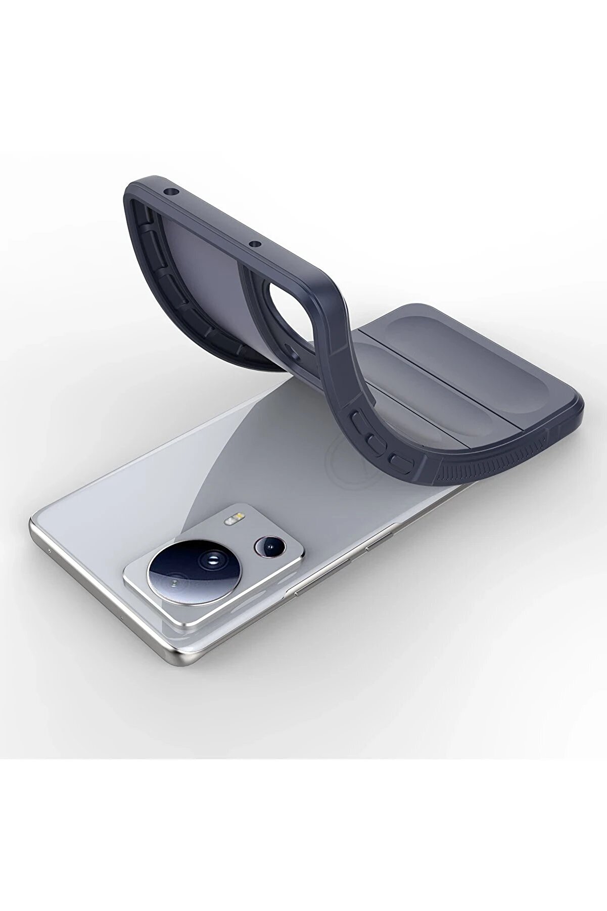 Xi̇aomi̇ Mi̇ 13 Li̇te Kılıf Opti̇mum Si̇li̇kon - Laci̇vert - Dropx7023-2599