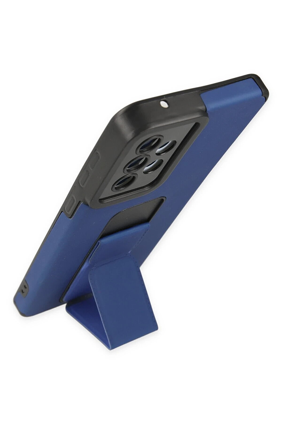 Samsung Galaxy A33 5G Kılıf Mega Standlı Si̇li̇kon - Mavi̇ - Dropx7230-2136