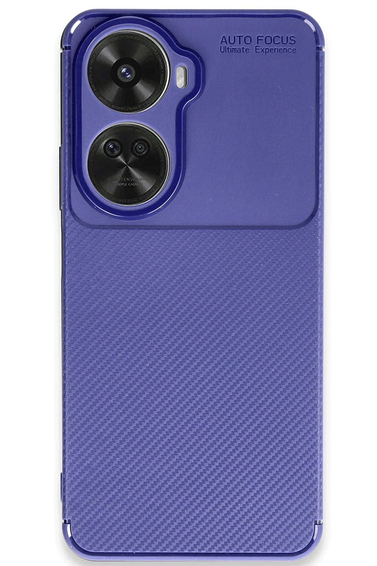 CepteToptan Huawei Nova 12 SE Kılıf Auto Focus Karbon Kapak - Lacivert - DROPX4286-4303