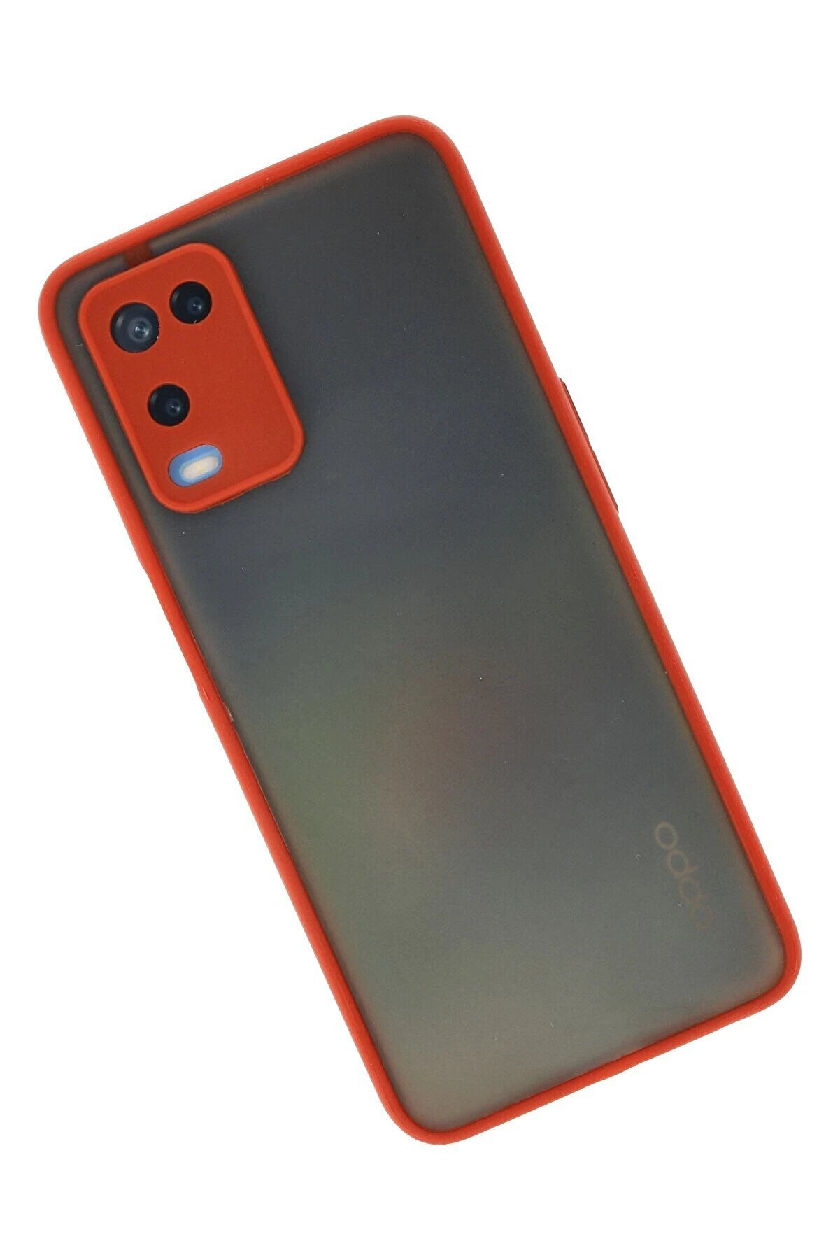 Oppo A54 4G Kılıf Montreal Si̇li̇kon Kapak - Kırmızı - Dropx7050-5117