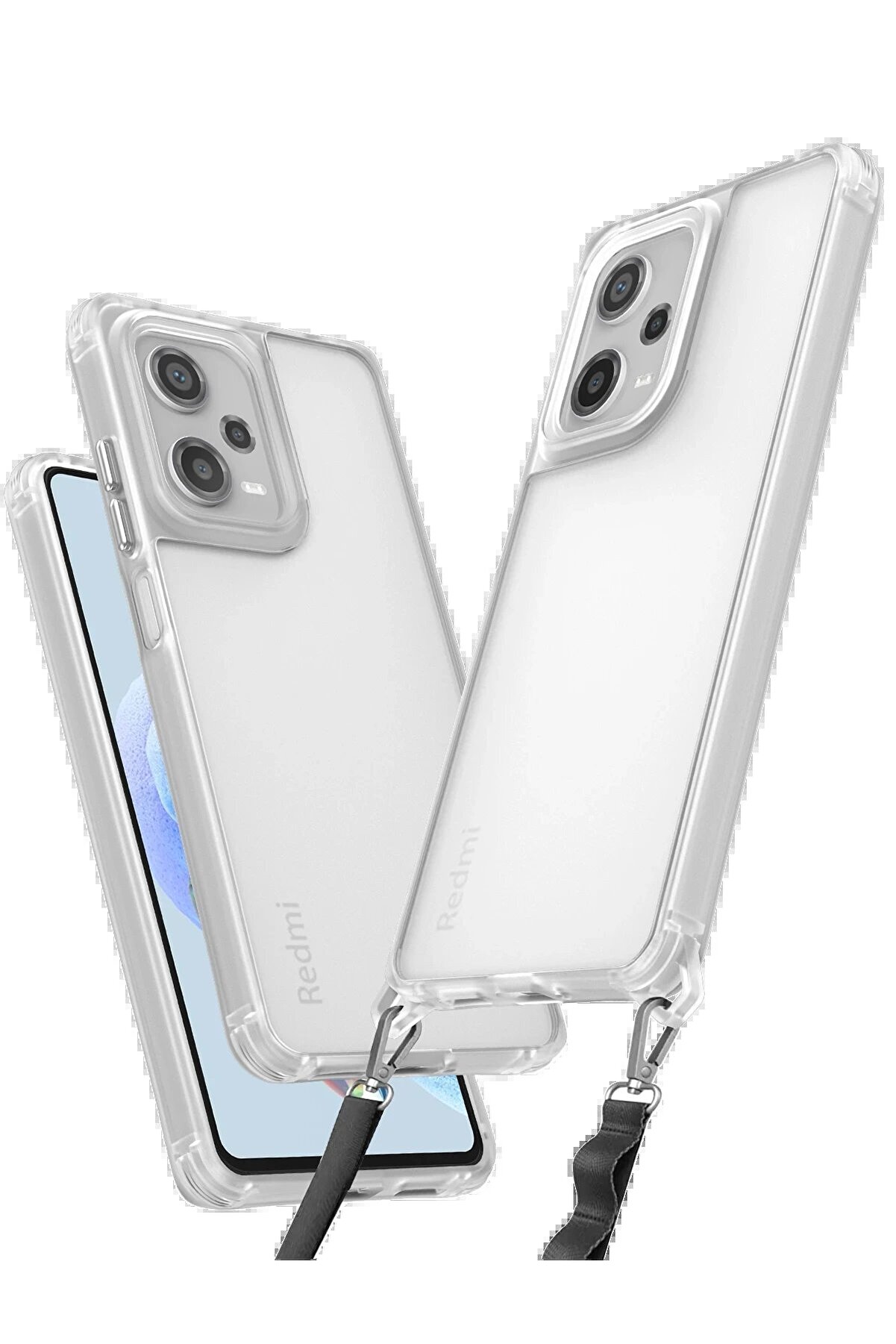 CepteToptan Xiaomi Redmi Note 12 Pro 5G Kılıf Penta Silikon Kılıf - Şeffaf - DROPX7503-6706