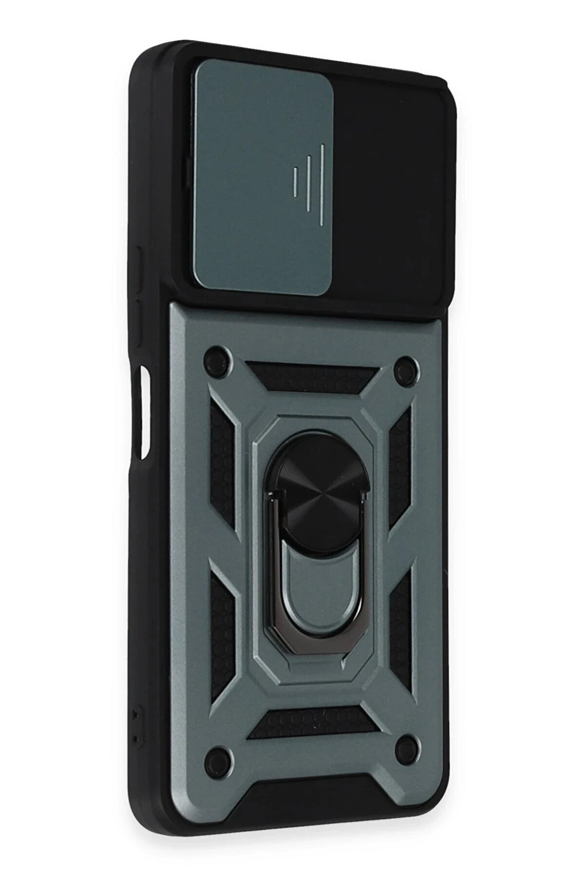 Vi̇vo Y36 Kılıf Pars Lens Yüzüklü Si̇li̇kon - Yeşi̇l - Dropx1174-6275