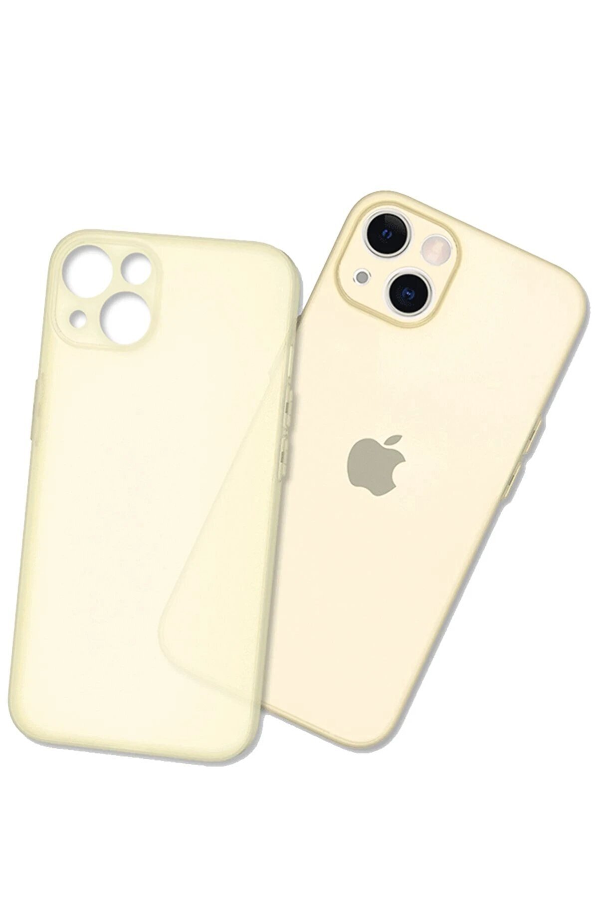 CepteToptan iPhone 14 Plus Kılıf Silikon - Gold - DROPX5511-8246