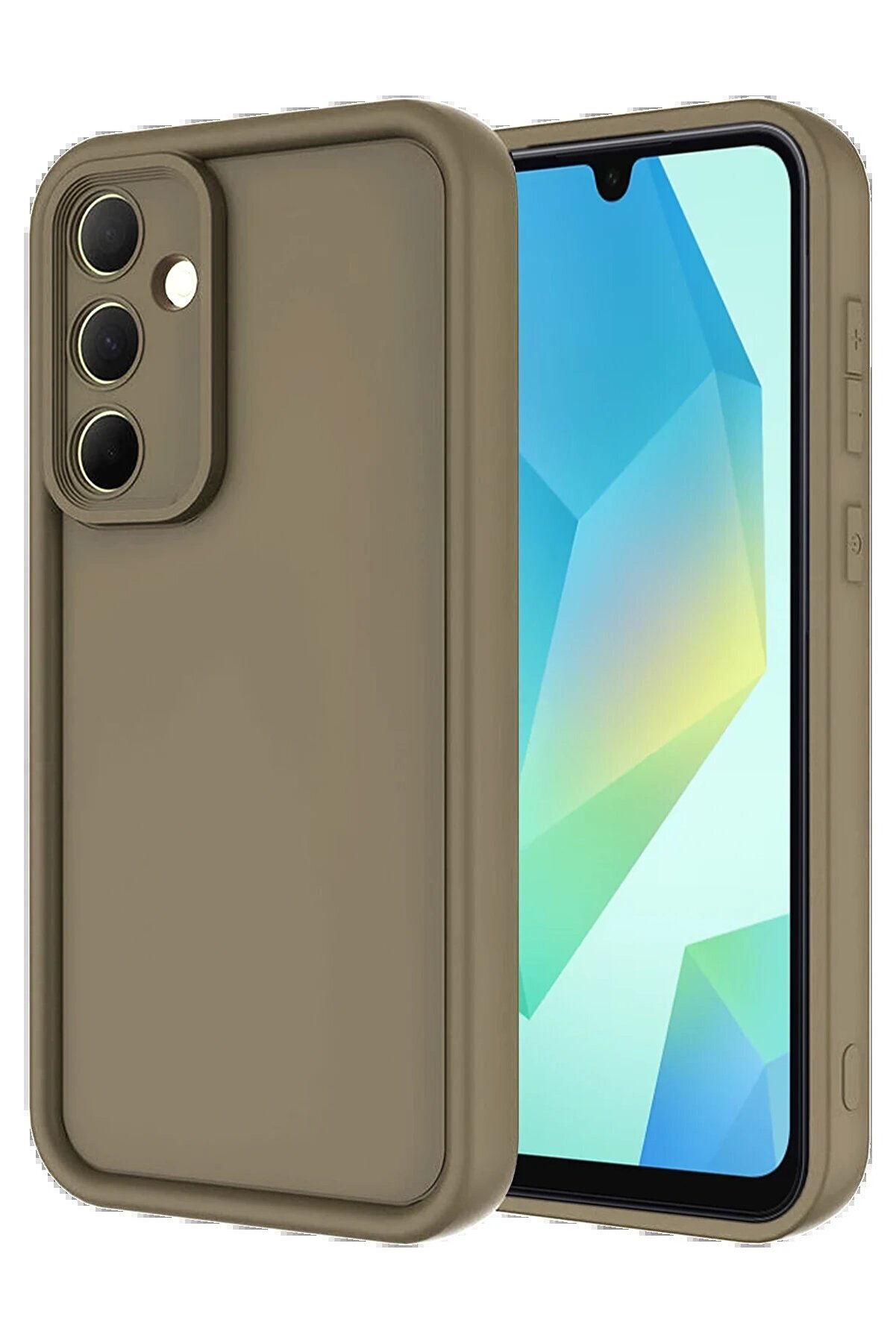 Samsung Galaxy A16 5G Kılıf Vi̇era Si̇li̇kon - Kahverengi̇ - Dropx3821-3675