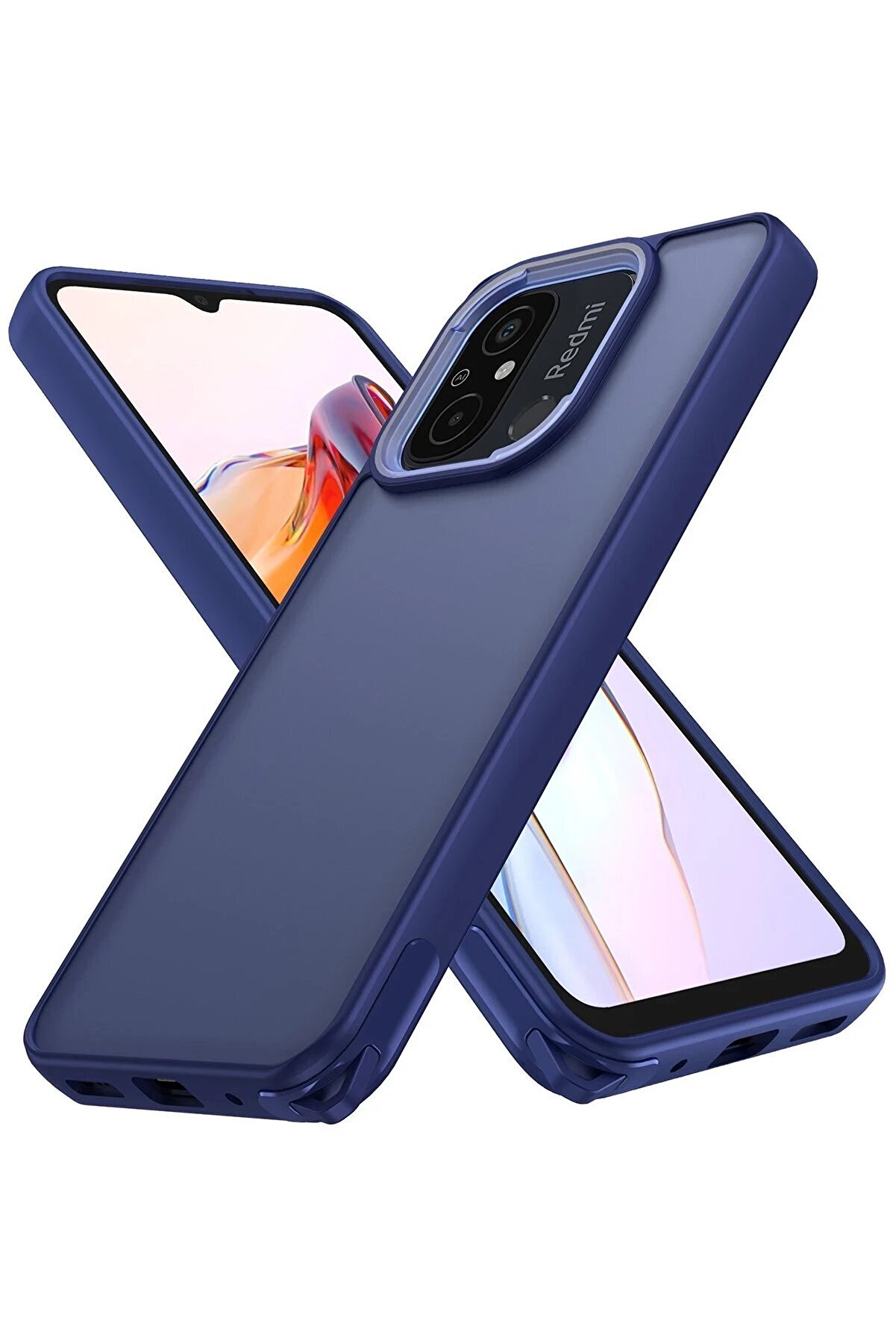 CepteToptan Xiaomi Redmi 12C Kılıf Elegant Kapak - Lacivert - DROPX5167-5234