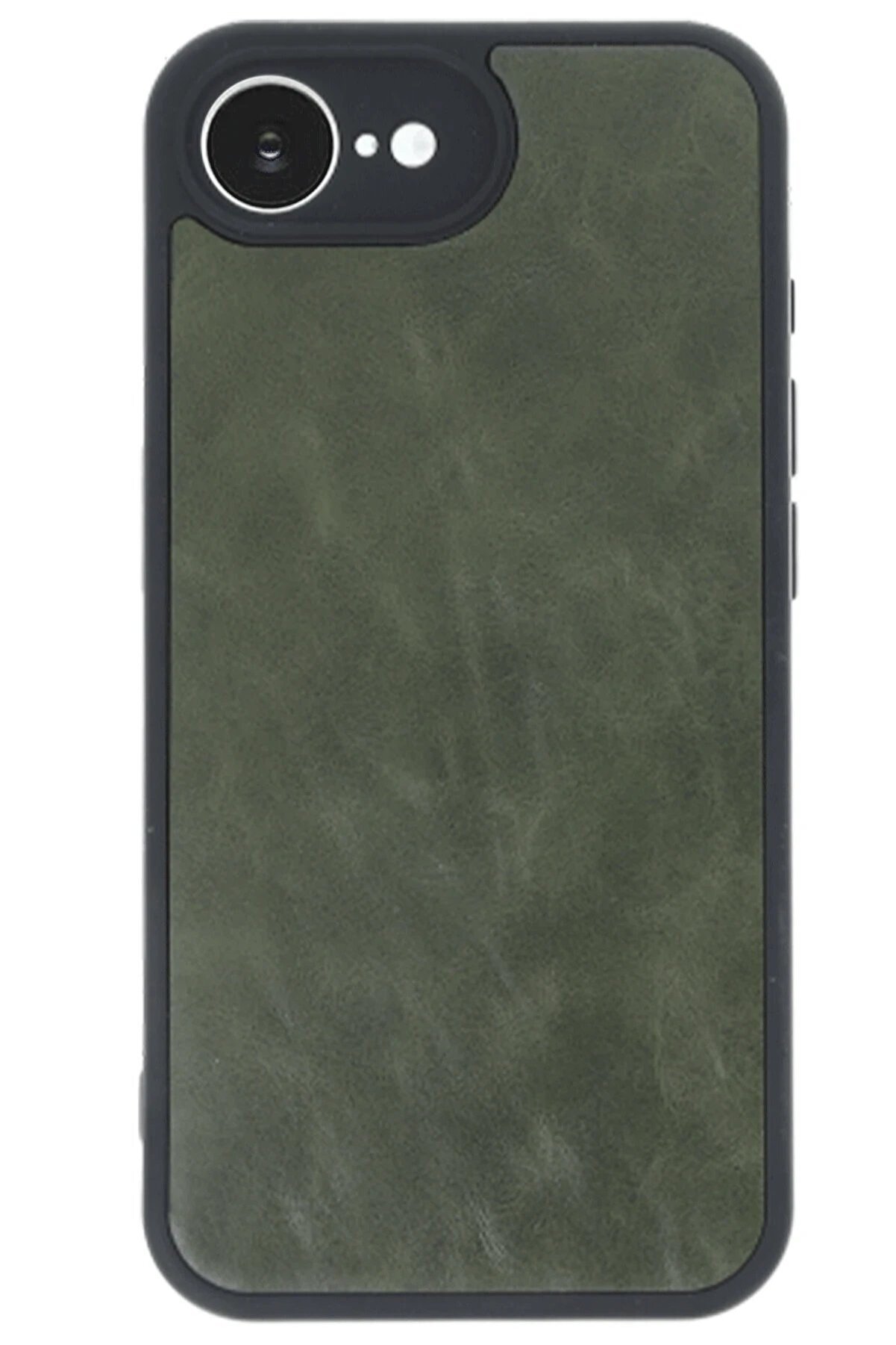 CepteToptan iPhone 16E Kılıf Aras Deri Kapak - Koyu Yeşil - DROPX4960-7729