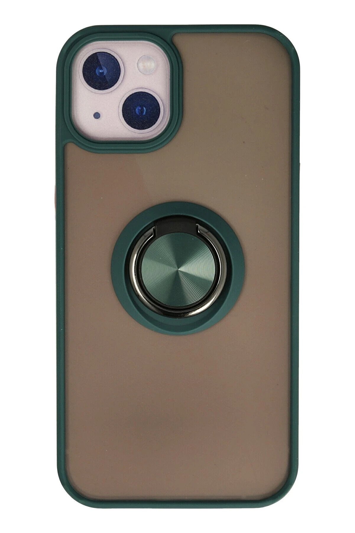 CepteToptan iPhone 13 Kılıf Montreal Y&uuml;z&uuml;kl&uuml; Silikon Kapak - Yeşil - DROPX3872-4612