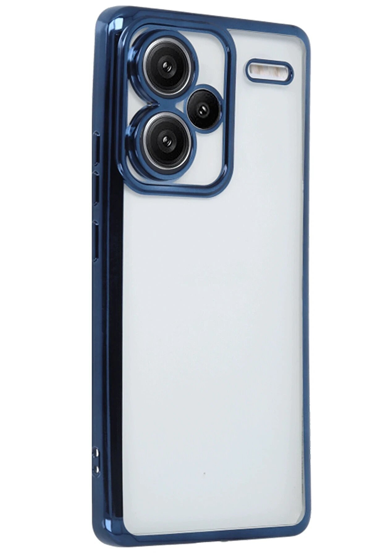 CepteToptan Xiaomi Redmi Note 13 Pro Plus Kılıf Lensli Silikon - Lacivert - DROPX6451-2098