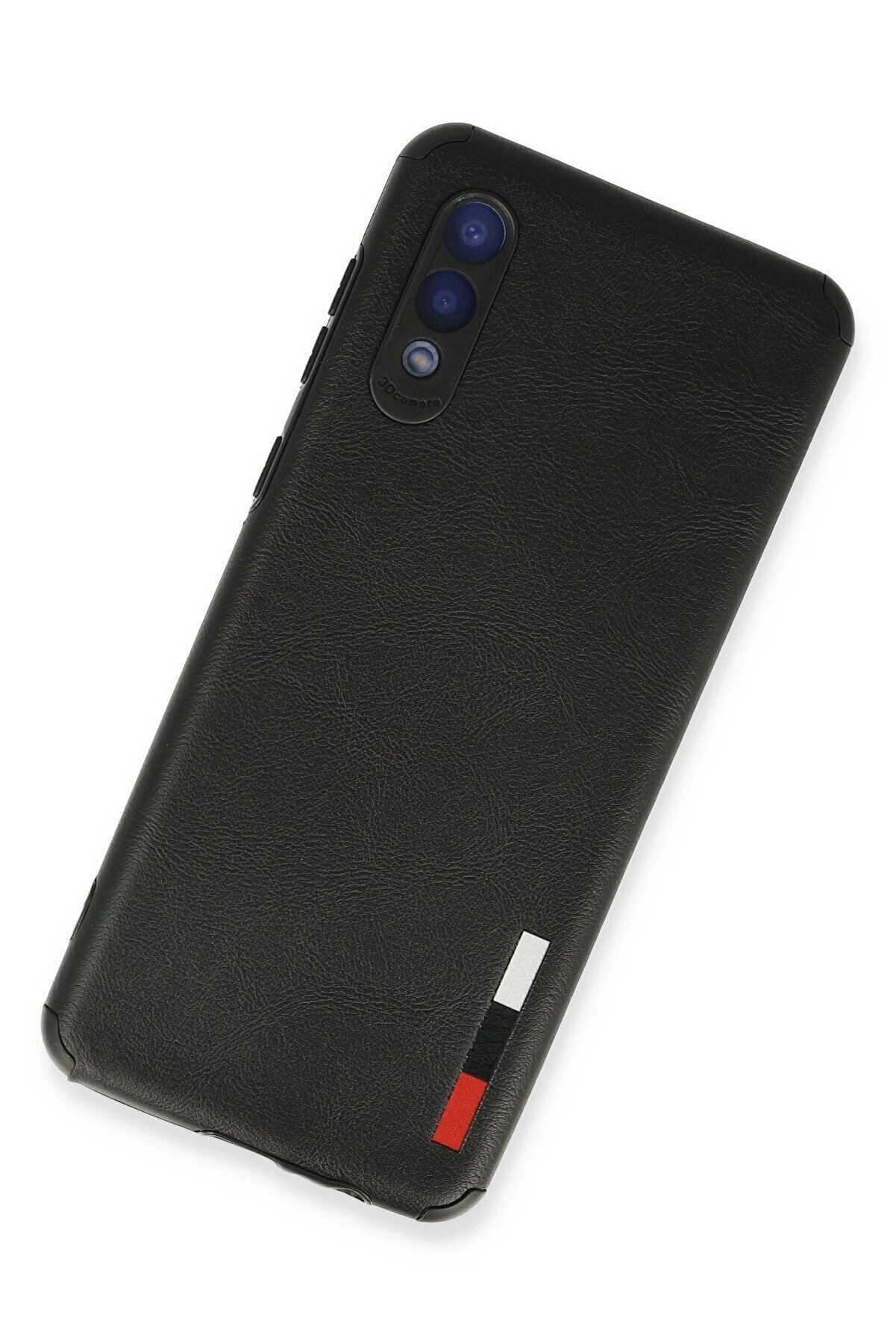 Samsung Galaxy A02 Kılıf Loop Deri̇ Si̇li̇kon - Si̇yah - Dropx1849-6804