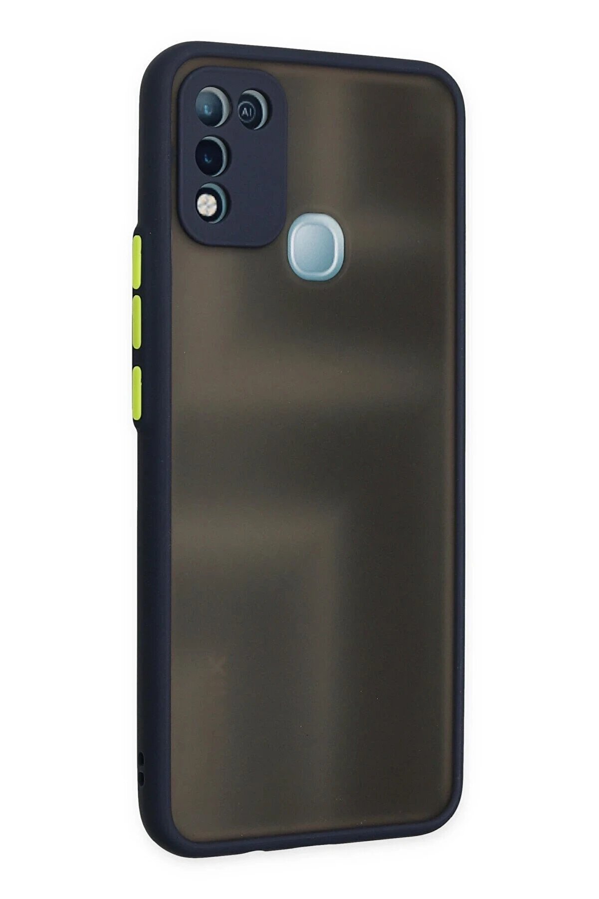 İnfi̇ni̇x Hot 10 Play Kılıf Montreal Si̇li̇kon Kapak - Laci̇vert - Dropx5959-5474